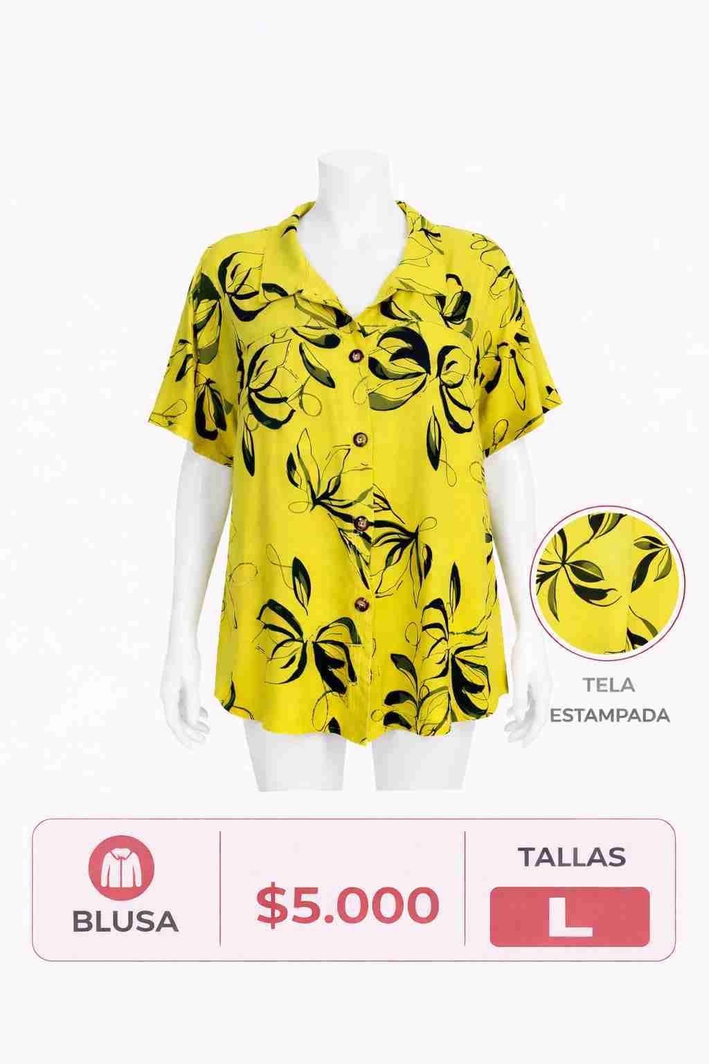 Vestido negro estampado - miniatura 2