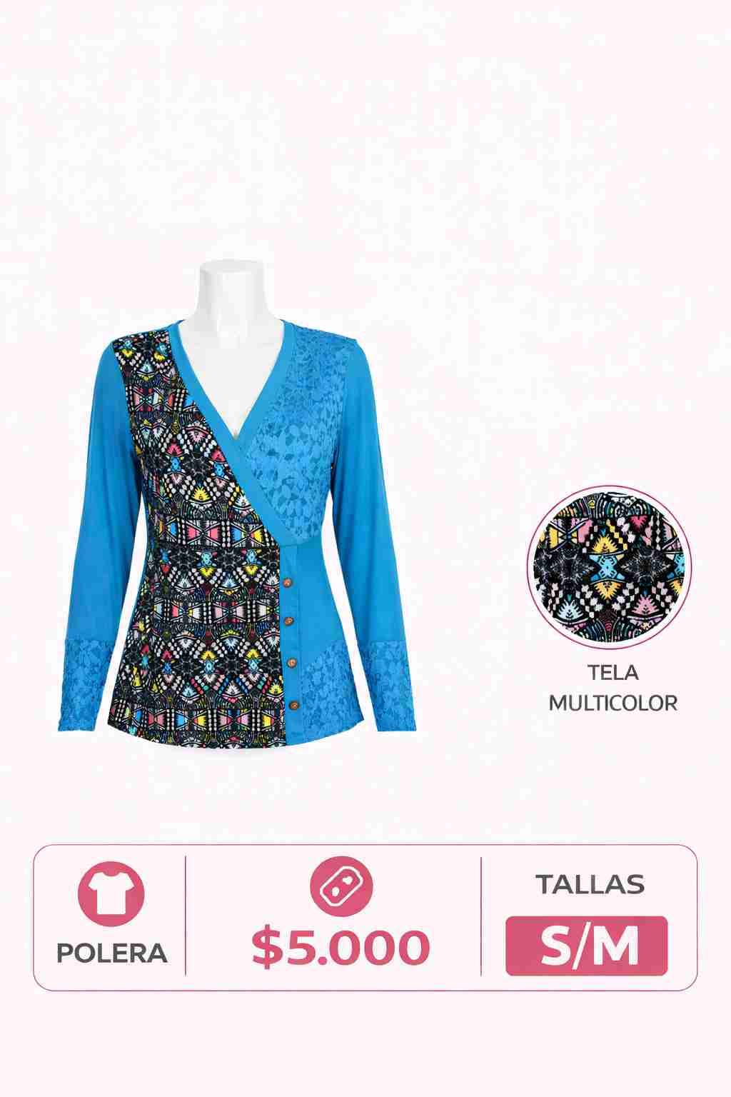 Vestido negro estampado - miniatura 6