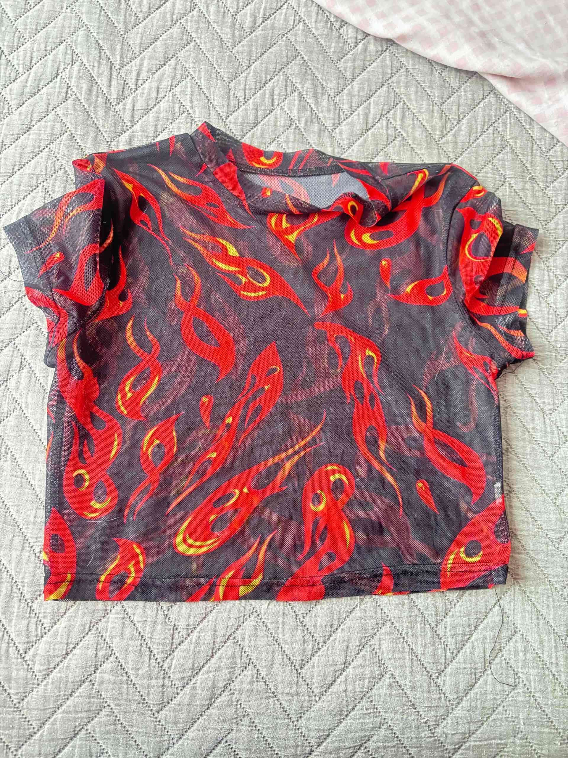 Polera a rayas verde y negra - miniatura 5