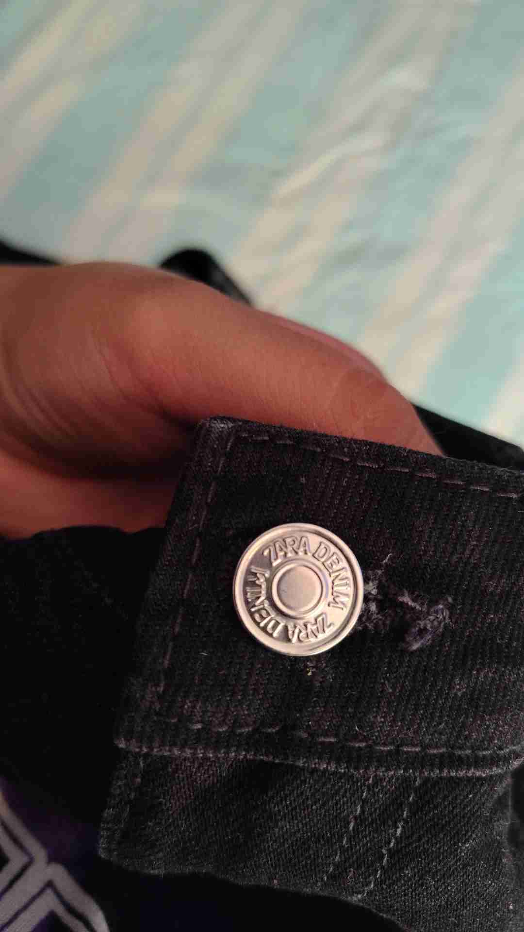 Jeans negros Zara original nuevos - miniatura 3