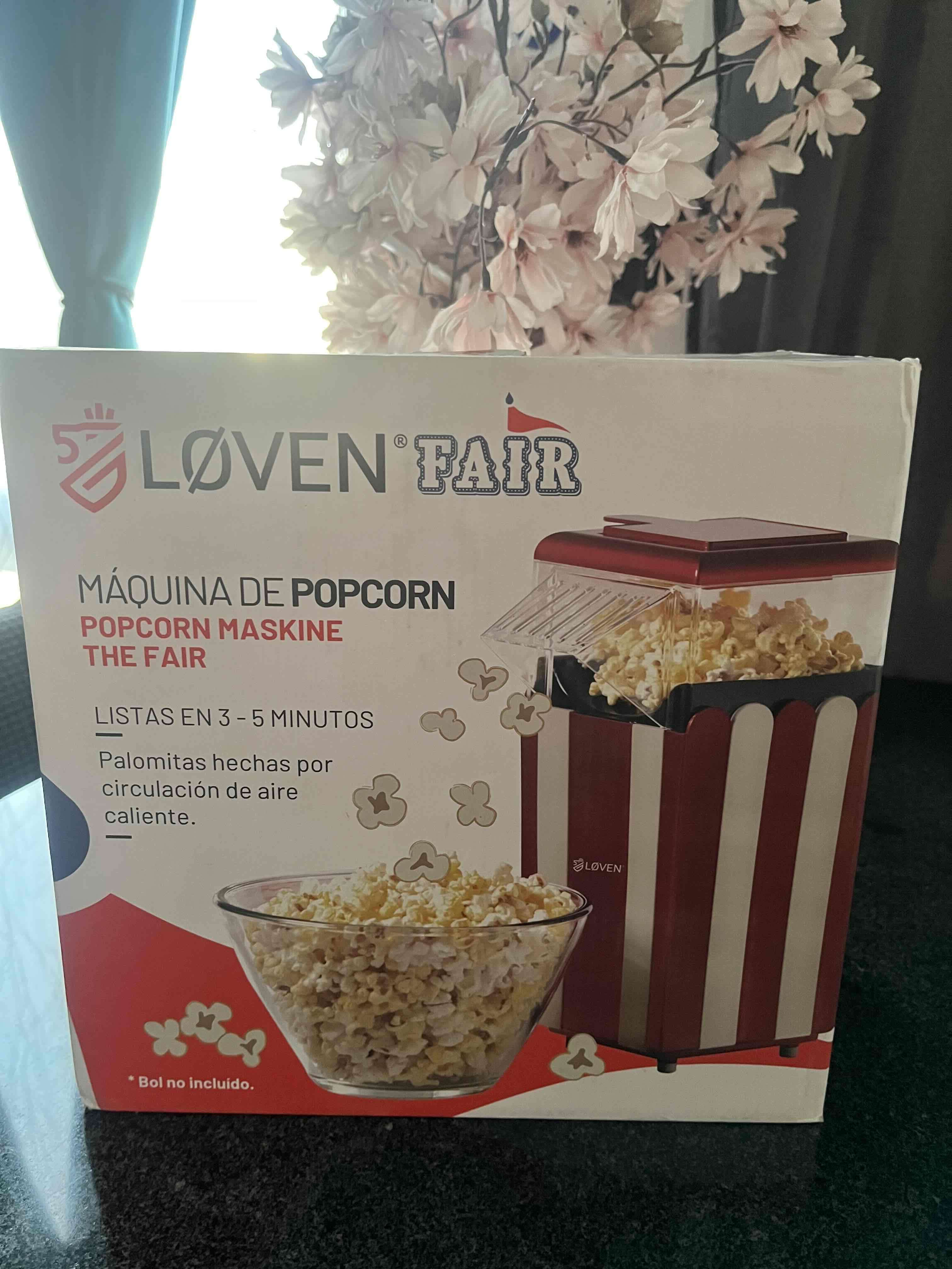 Máquina de palomitas Løven Fair