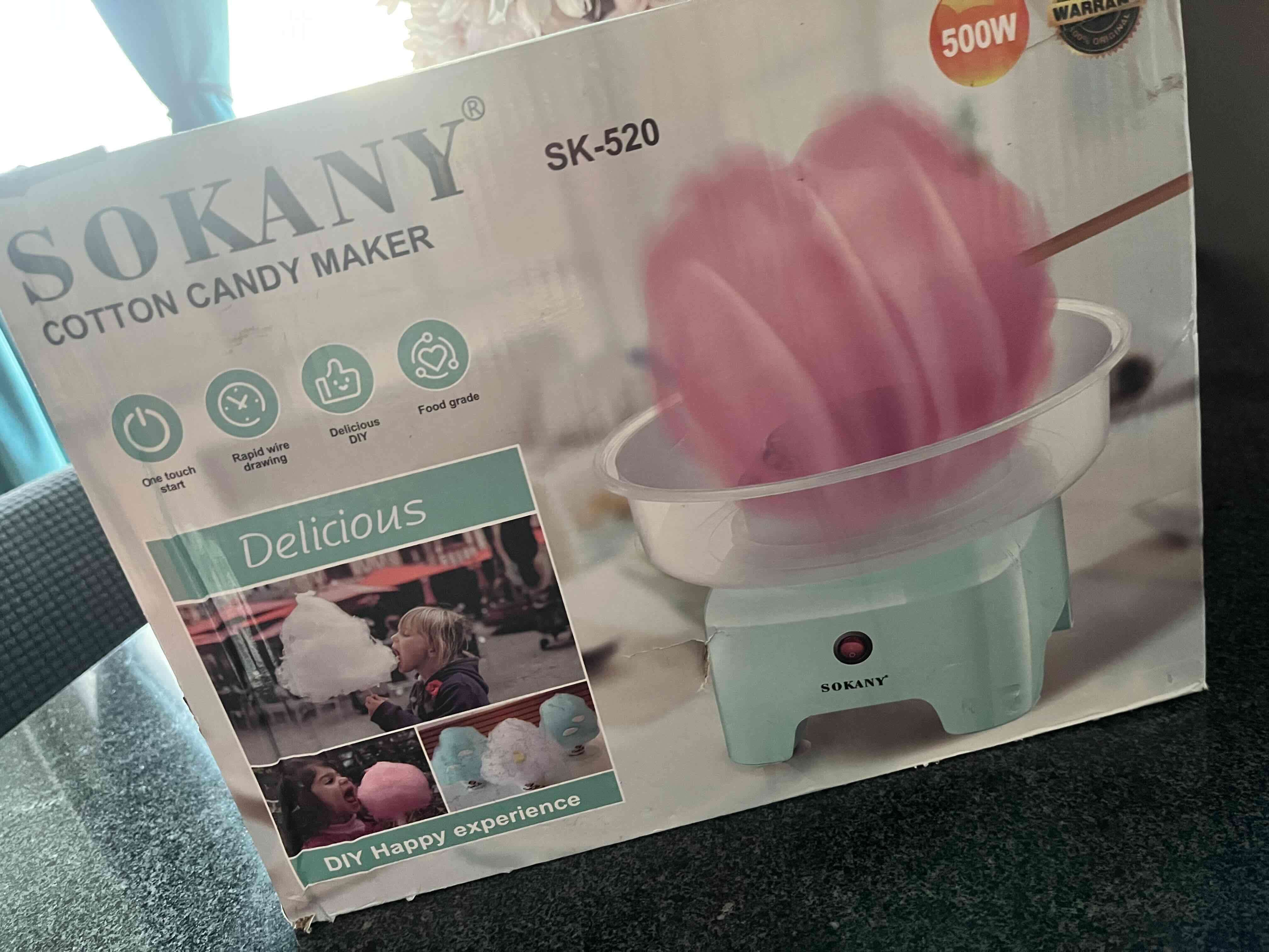 Máquina de algodón de azúcar Sokany