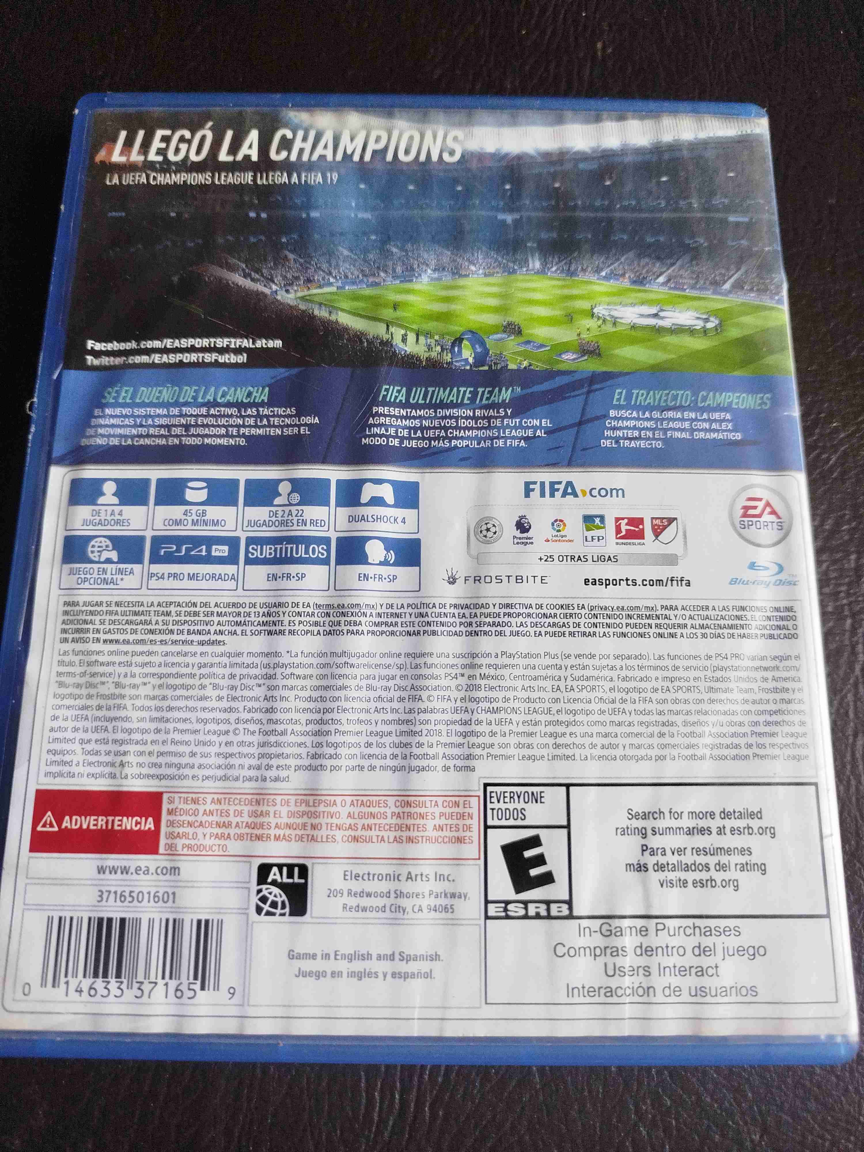 Videojuego FIFA 19 [PS4] - miniatura 3