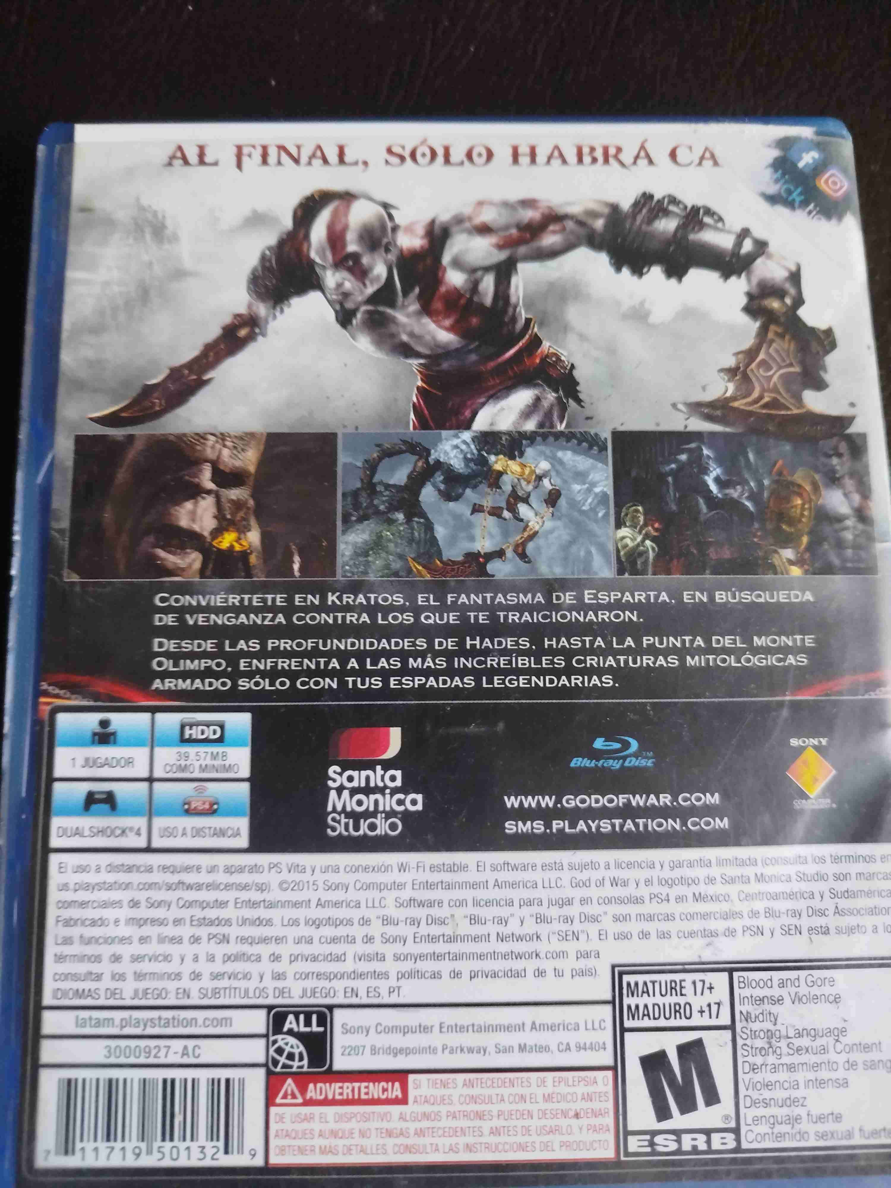 God of War III Remasterizado PS4 - miniatura 2