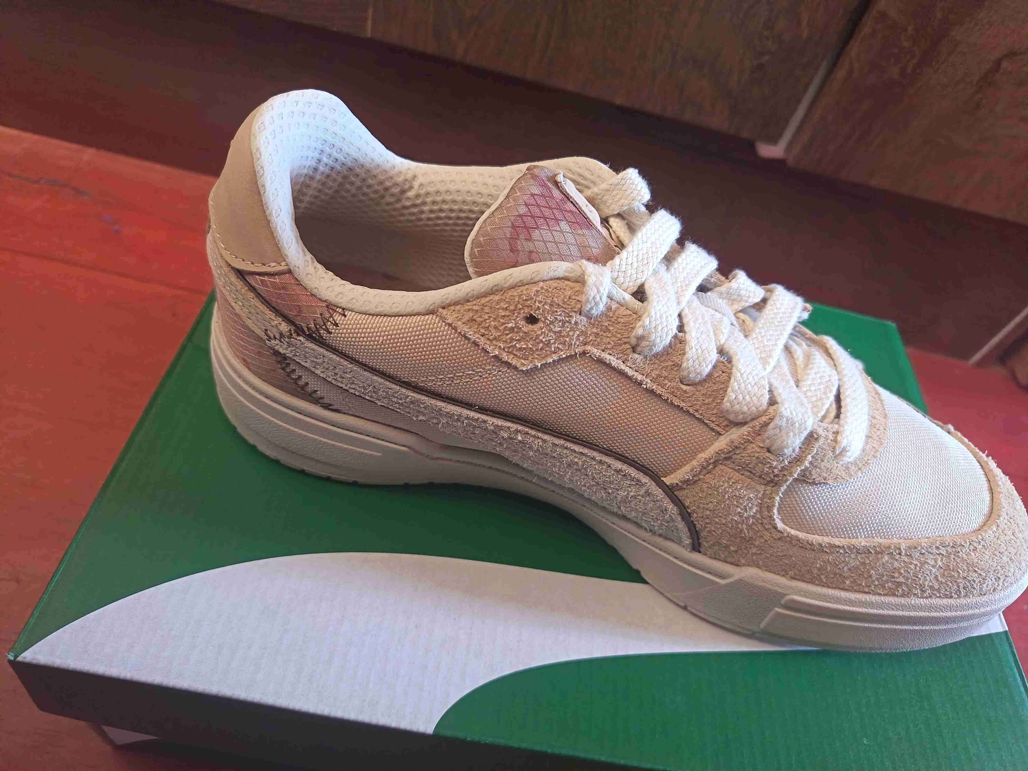 Zapatillas beige con detalles Puma - miniatura 3