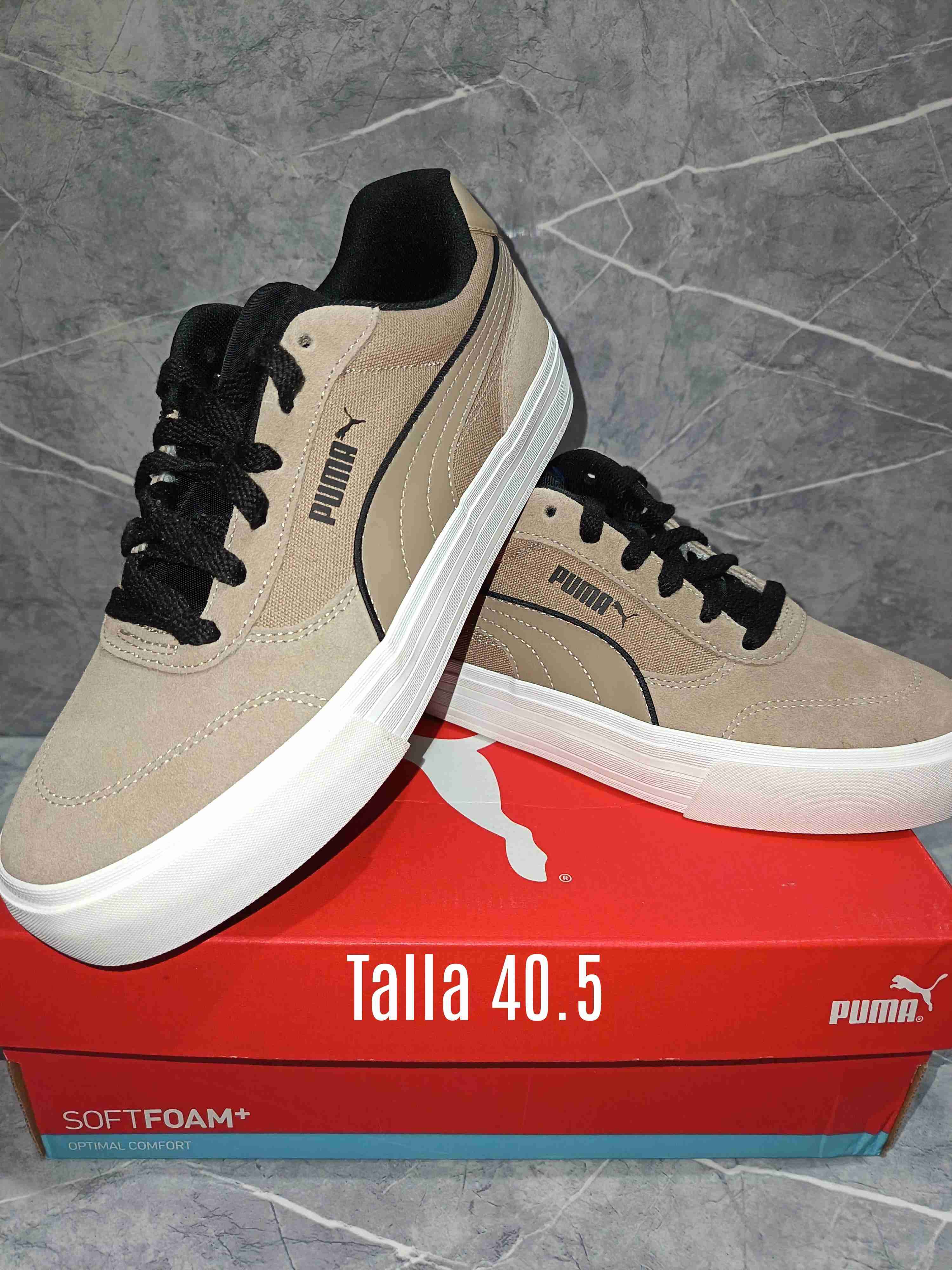 Zapatillas beige Puma talla 40.5