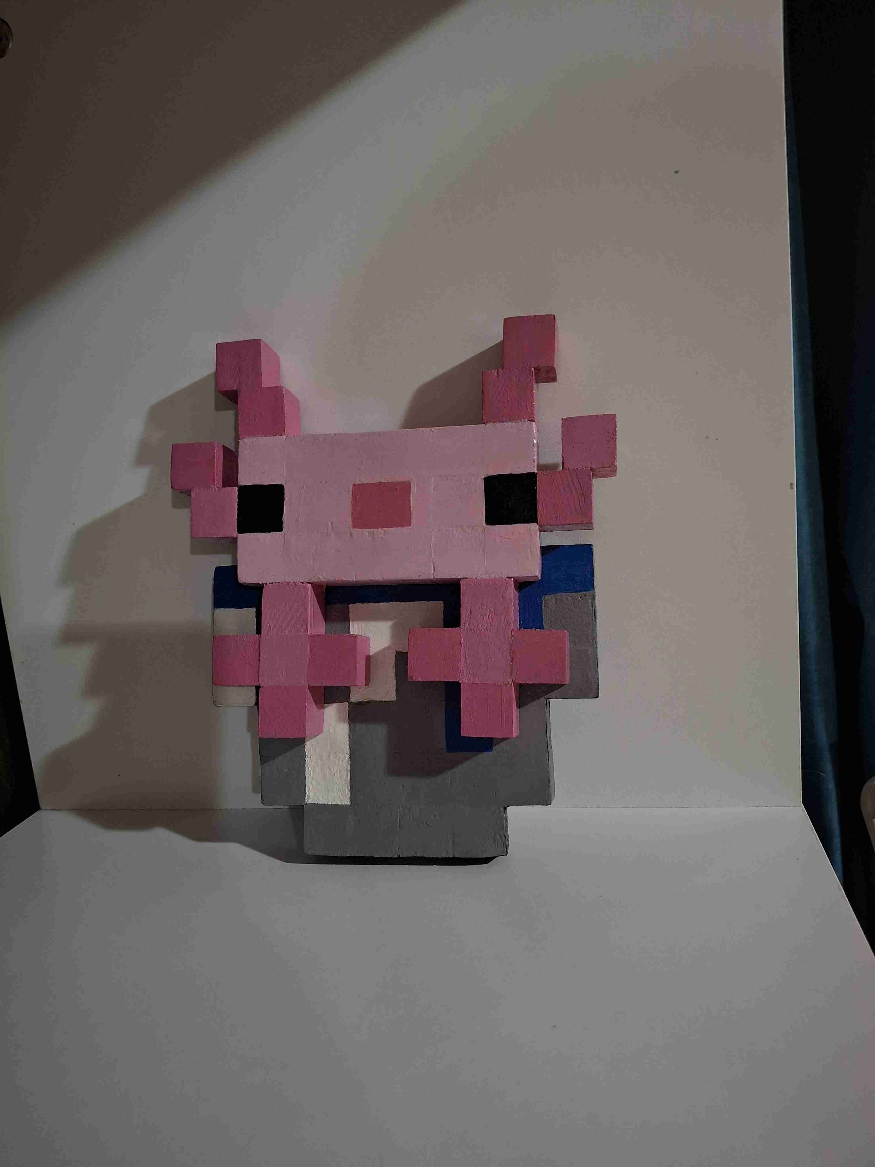 Ajolote en balde Minecraft - miniatura 2