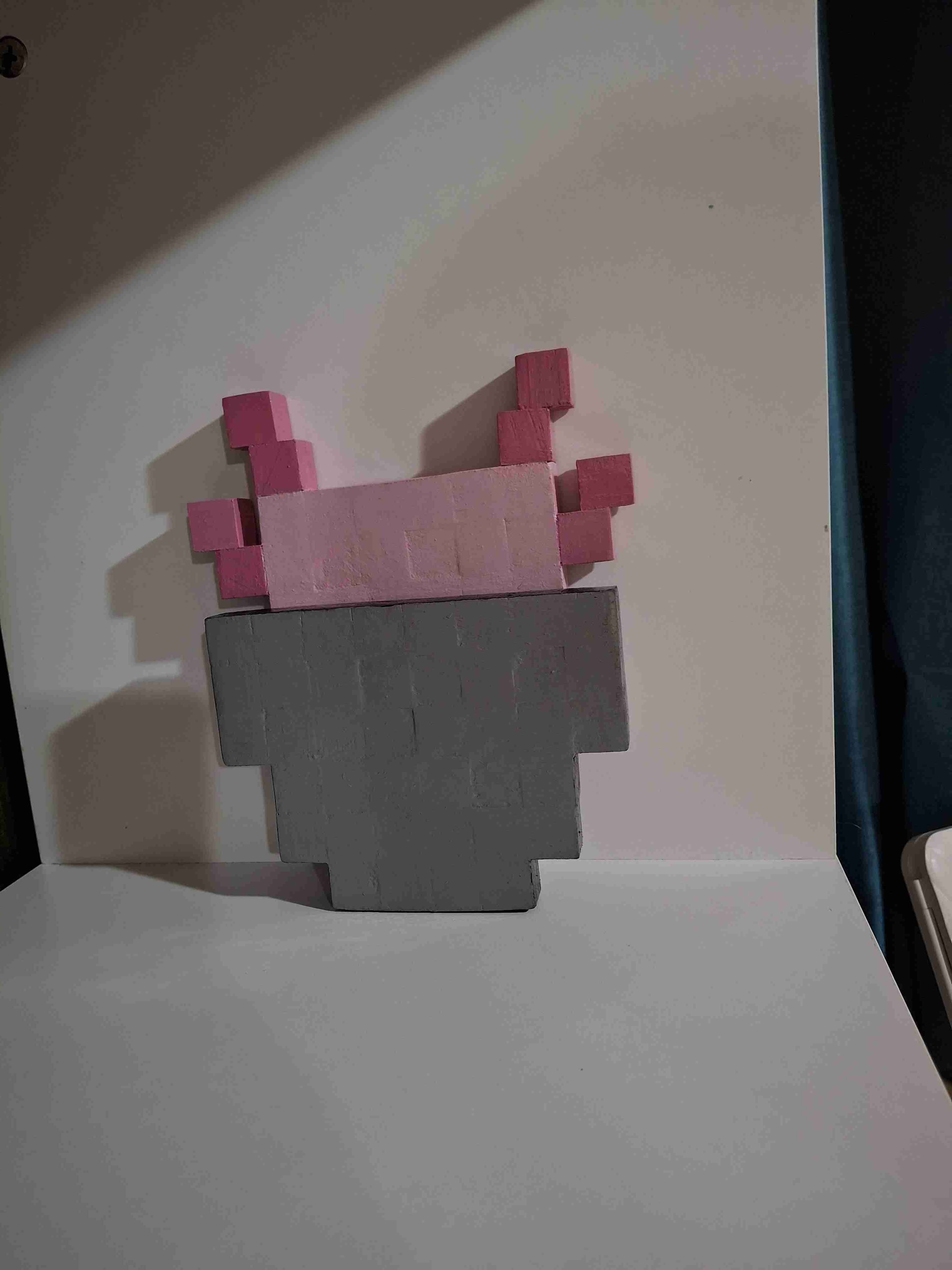 Ajolote en balde Minecraft - miniatura 3