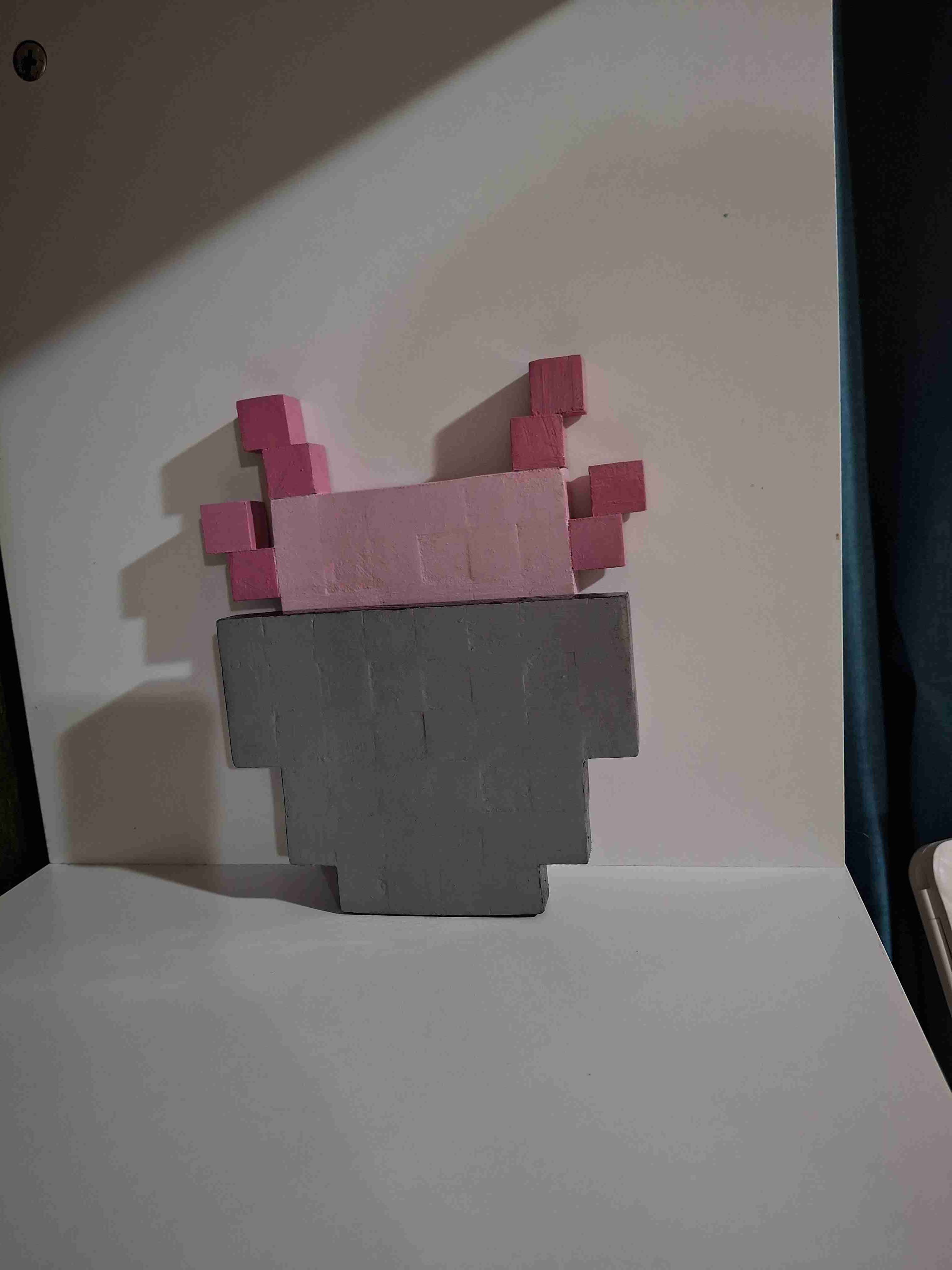 Ajolote en balde Minecraft - miniatura 4