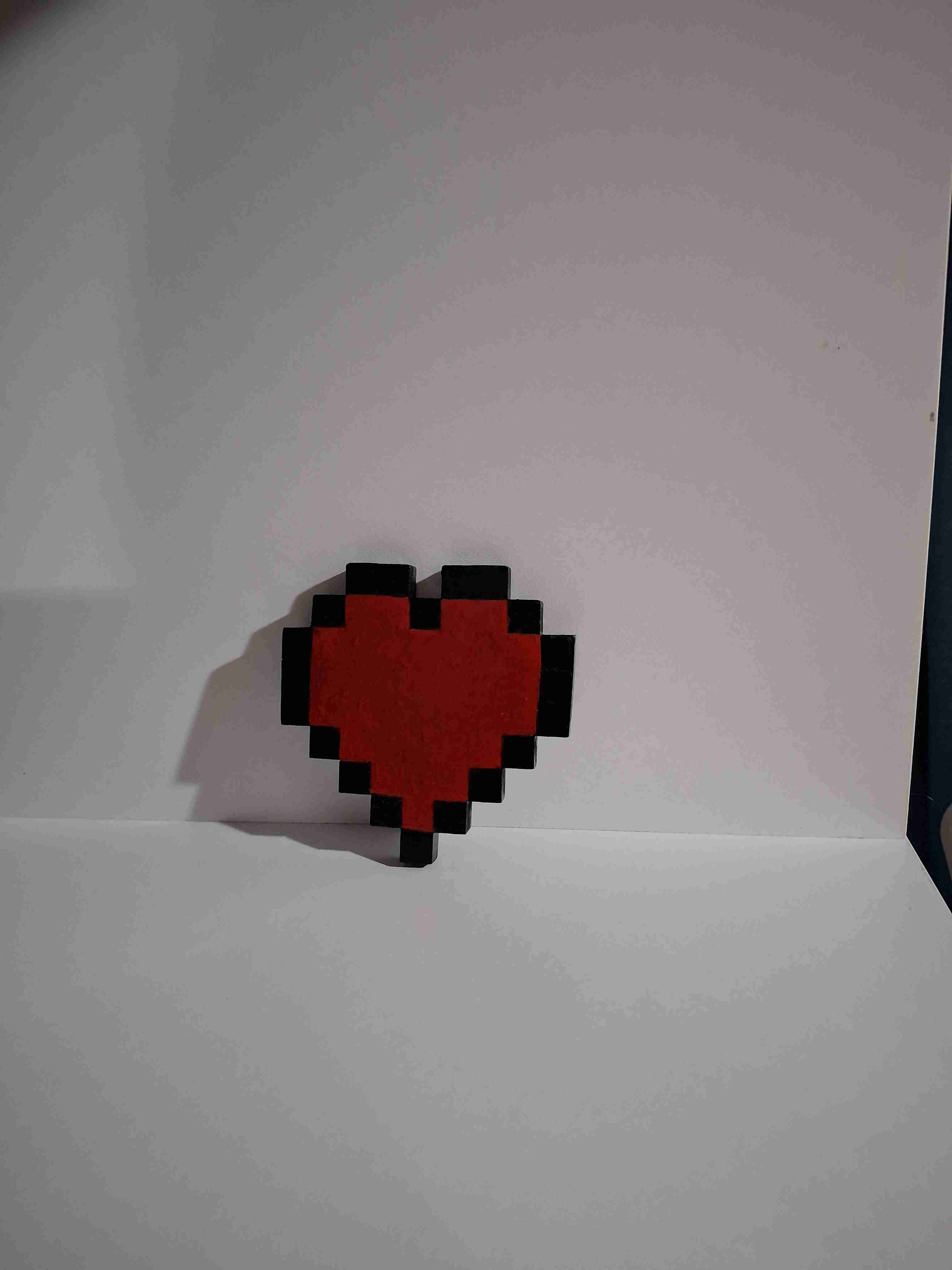 Corazón Pixelado de Minecraft - miniatura 2