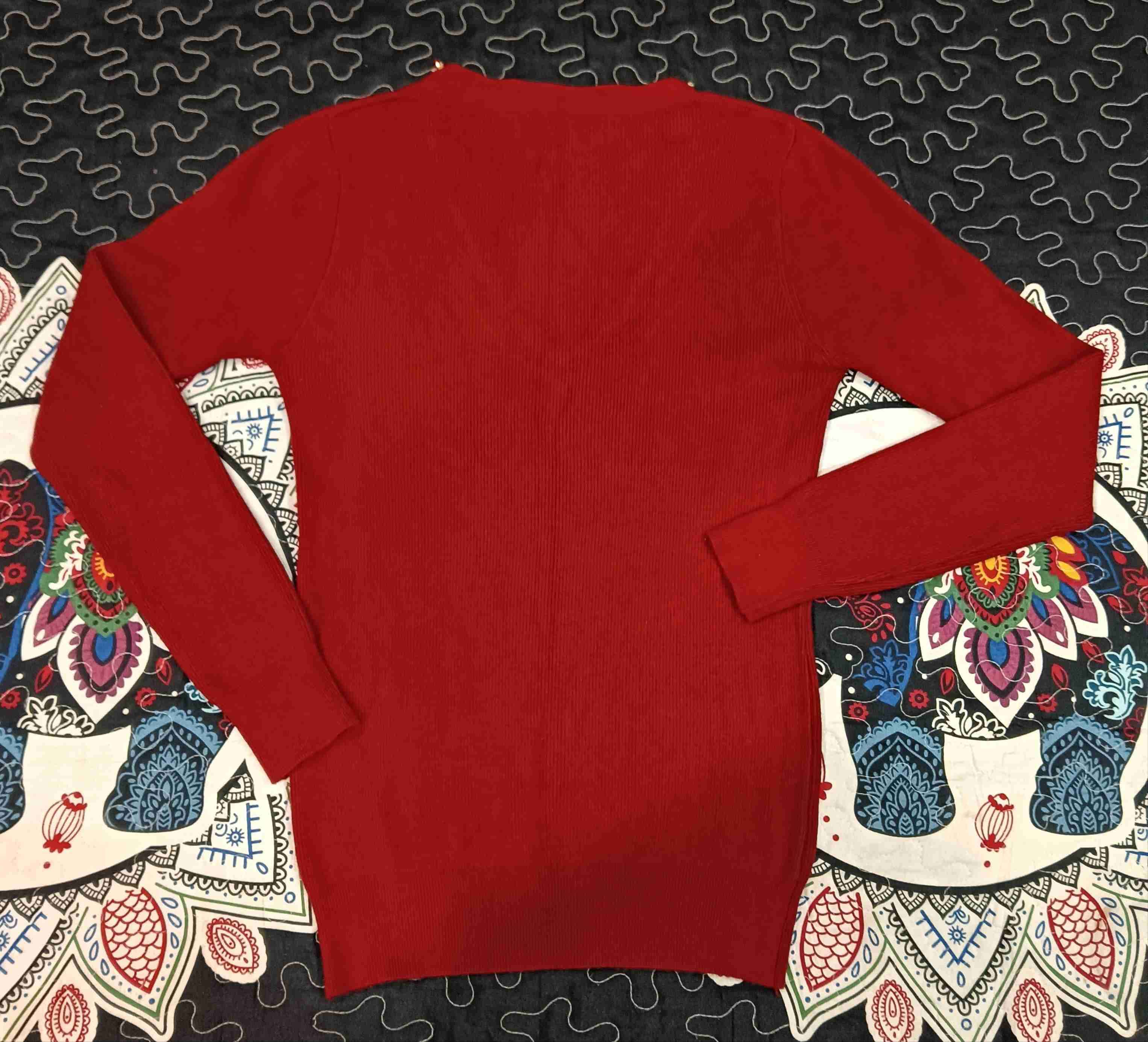 Suéter Rojo Brillo Talla Única - miniatura 2