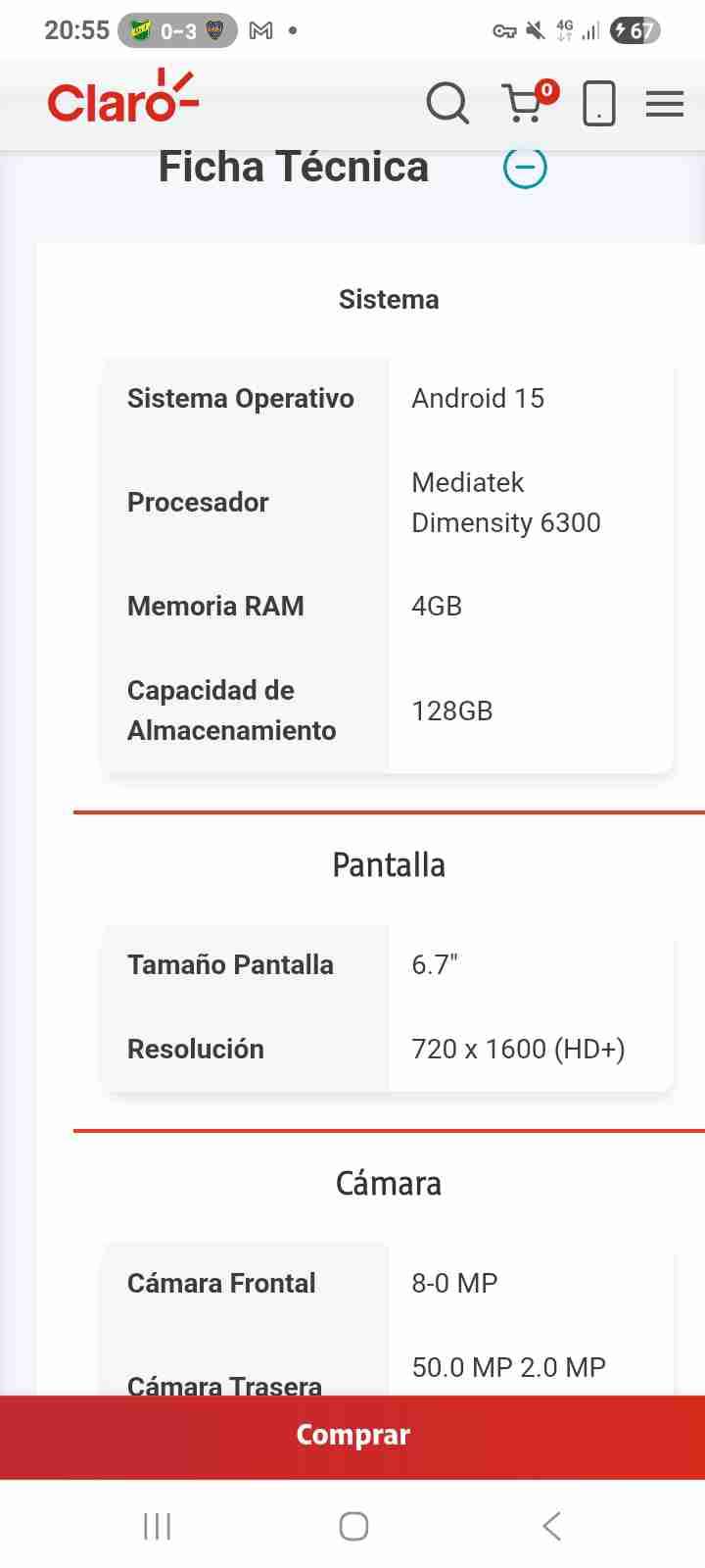 Samsung Galaxy A06 5G - miniatura 3