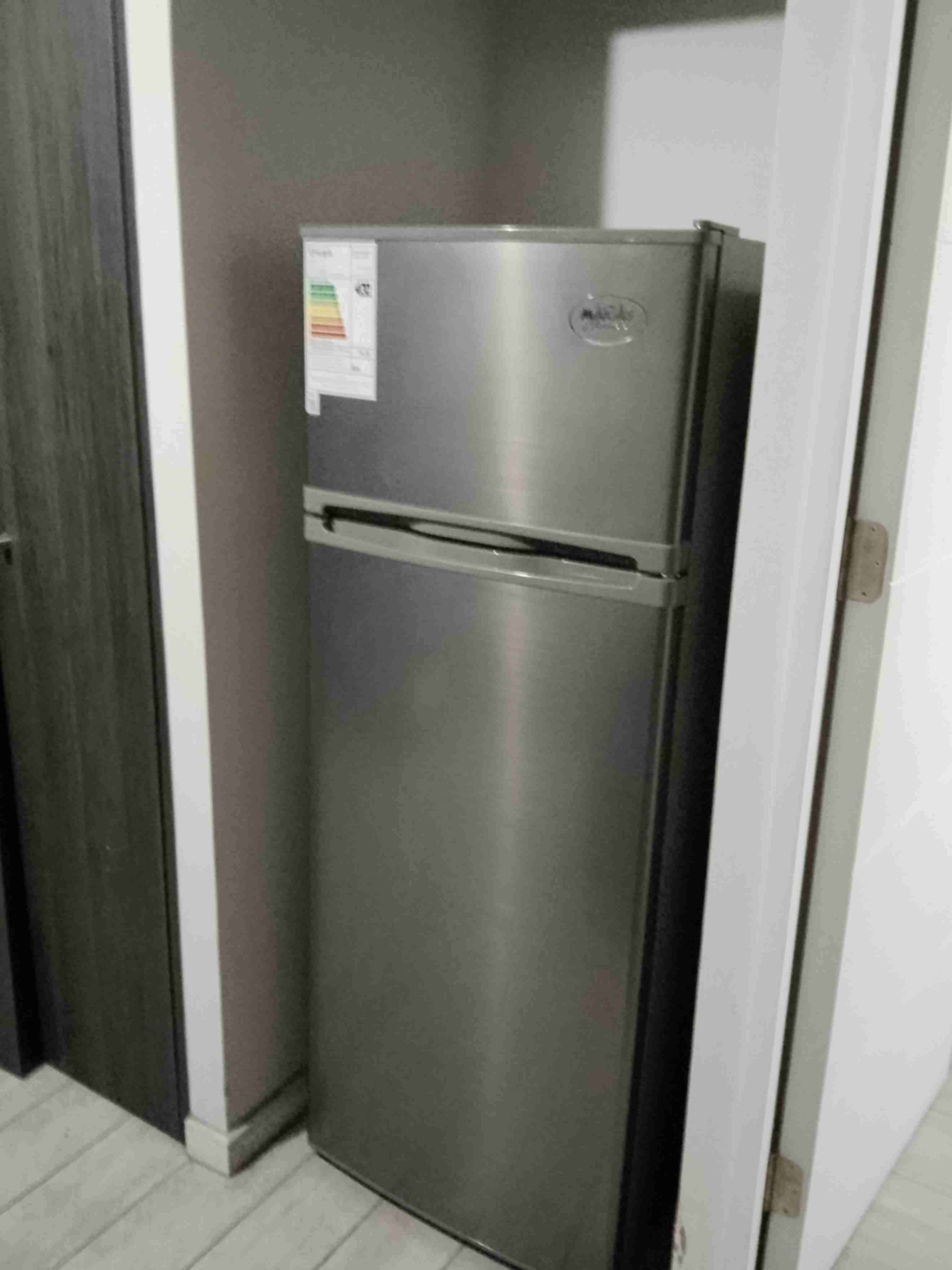 Refrigerador combi acero inoxidable