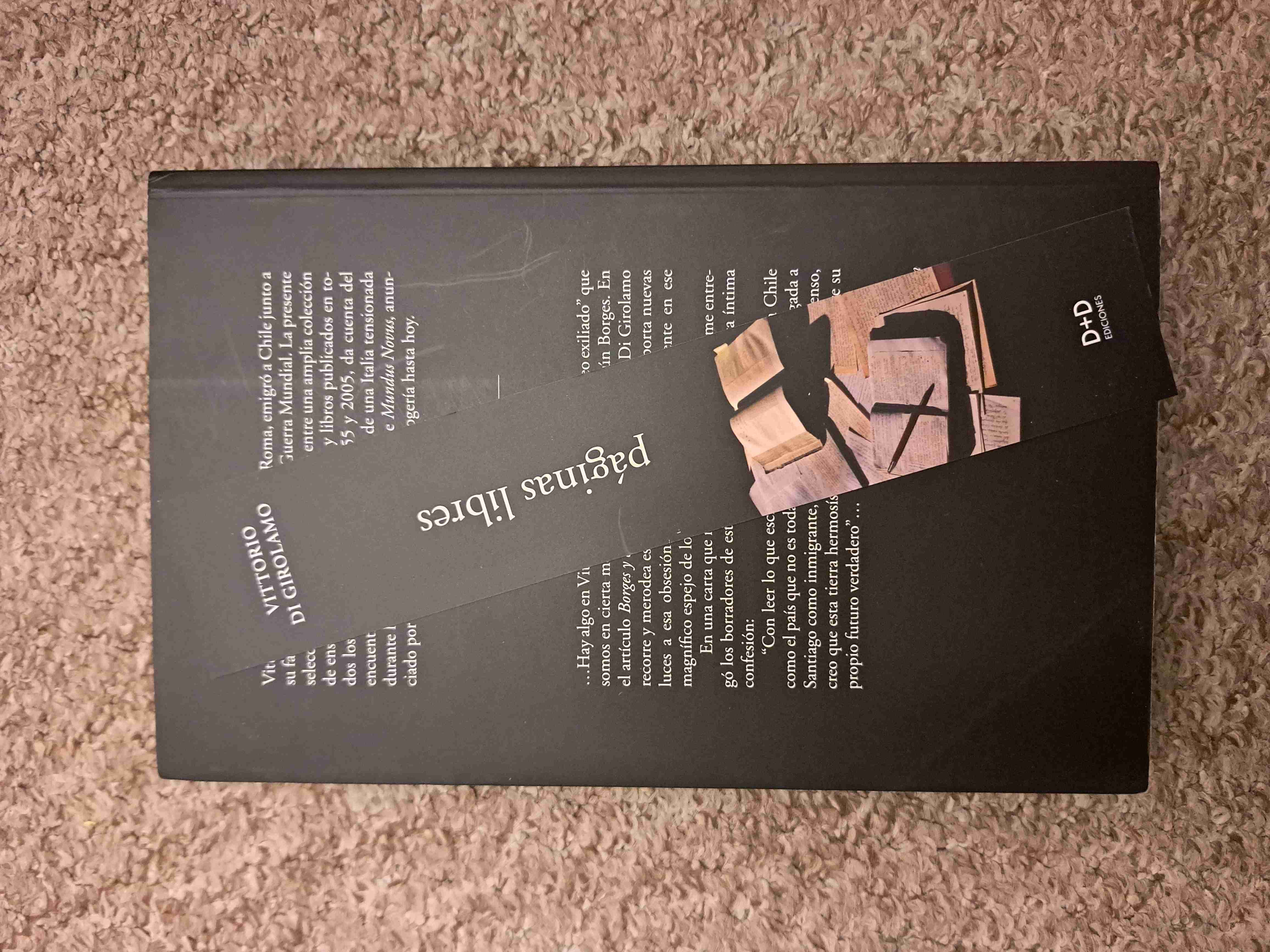 Libro "Páginas Libres" con marcador - miniatura 4