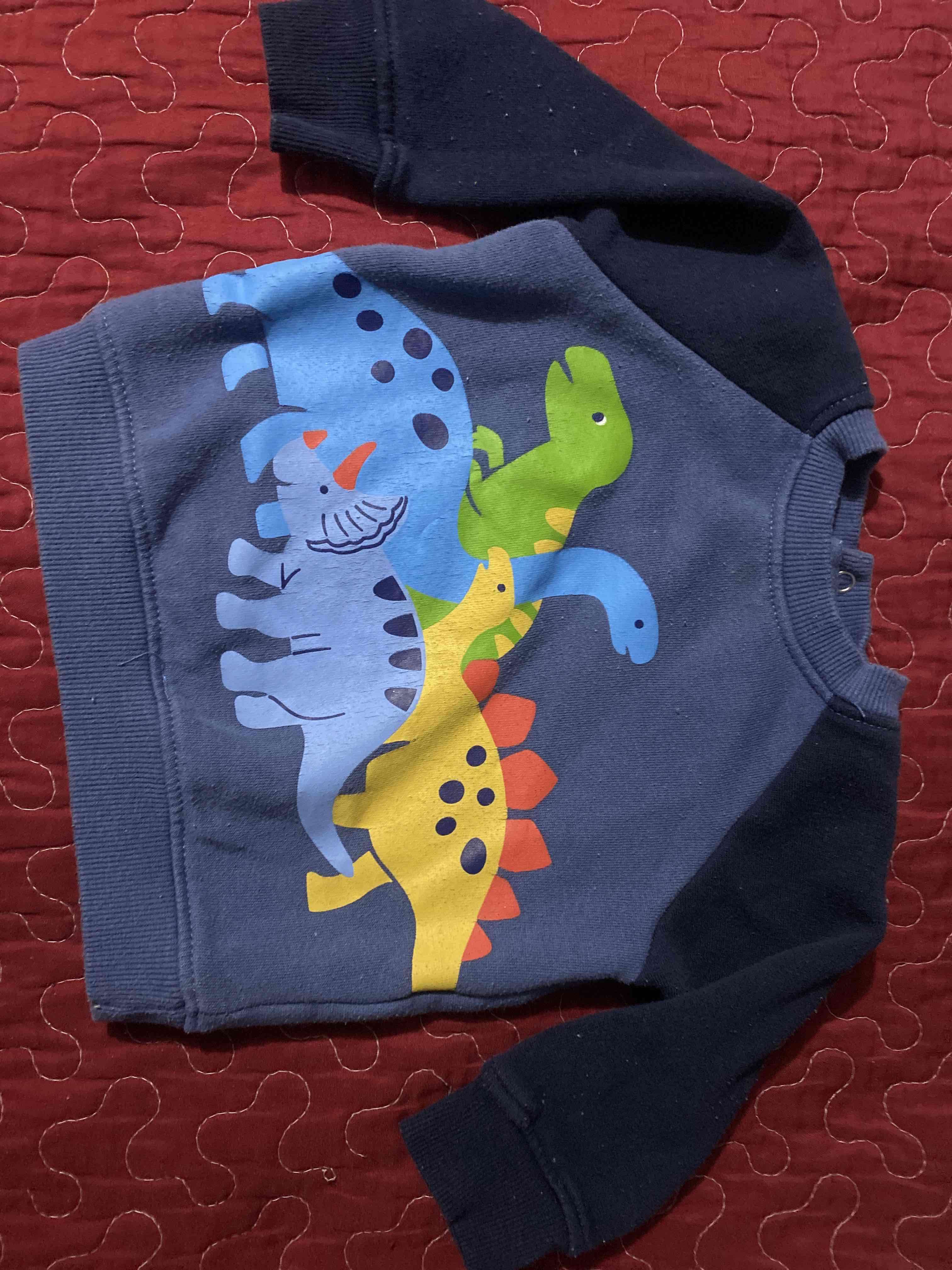 Suéter infantil con dinosaurios - miniatura 2