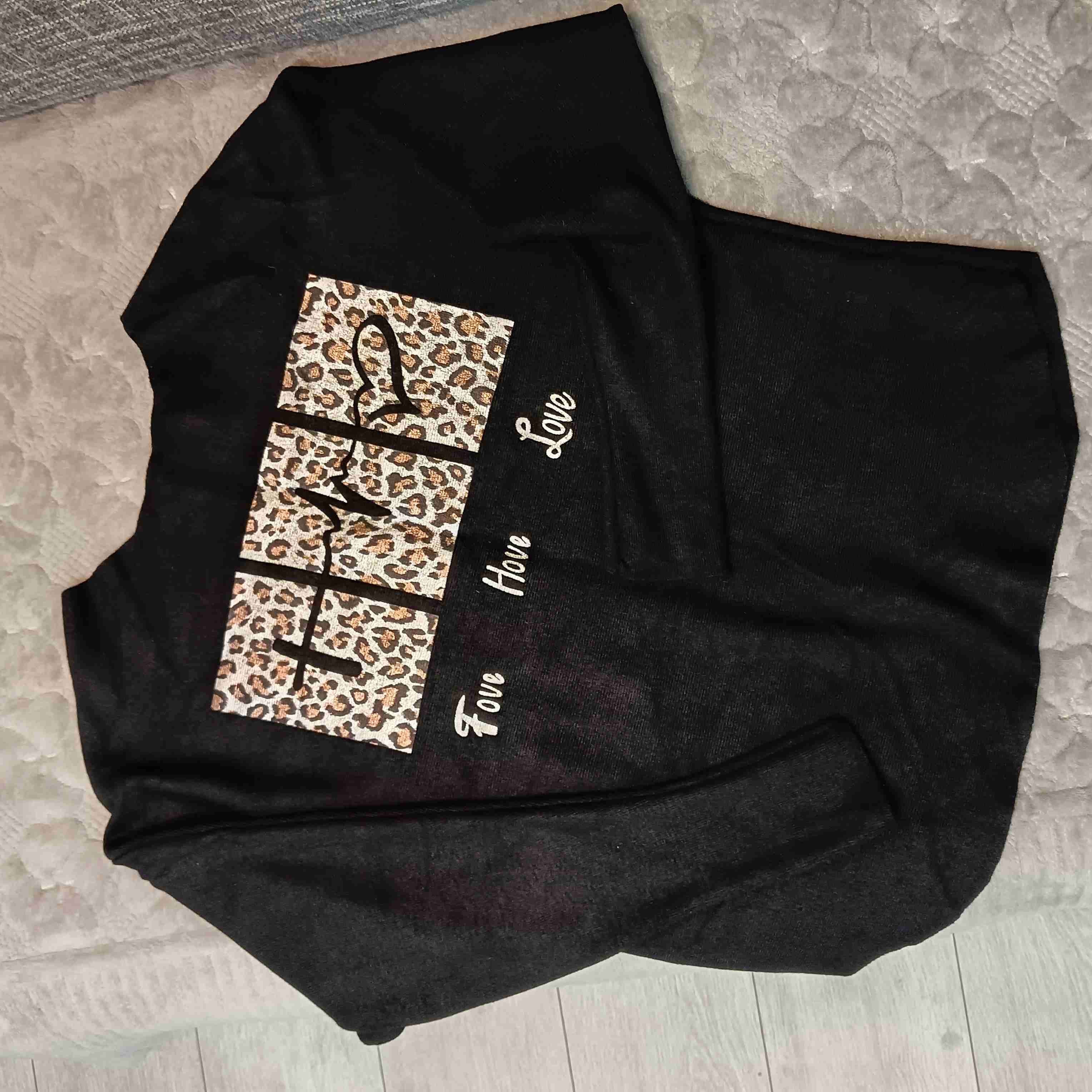 Chaleco negro animal print talla M/L - miniatura 2