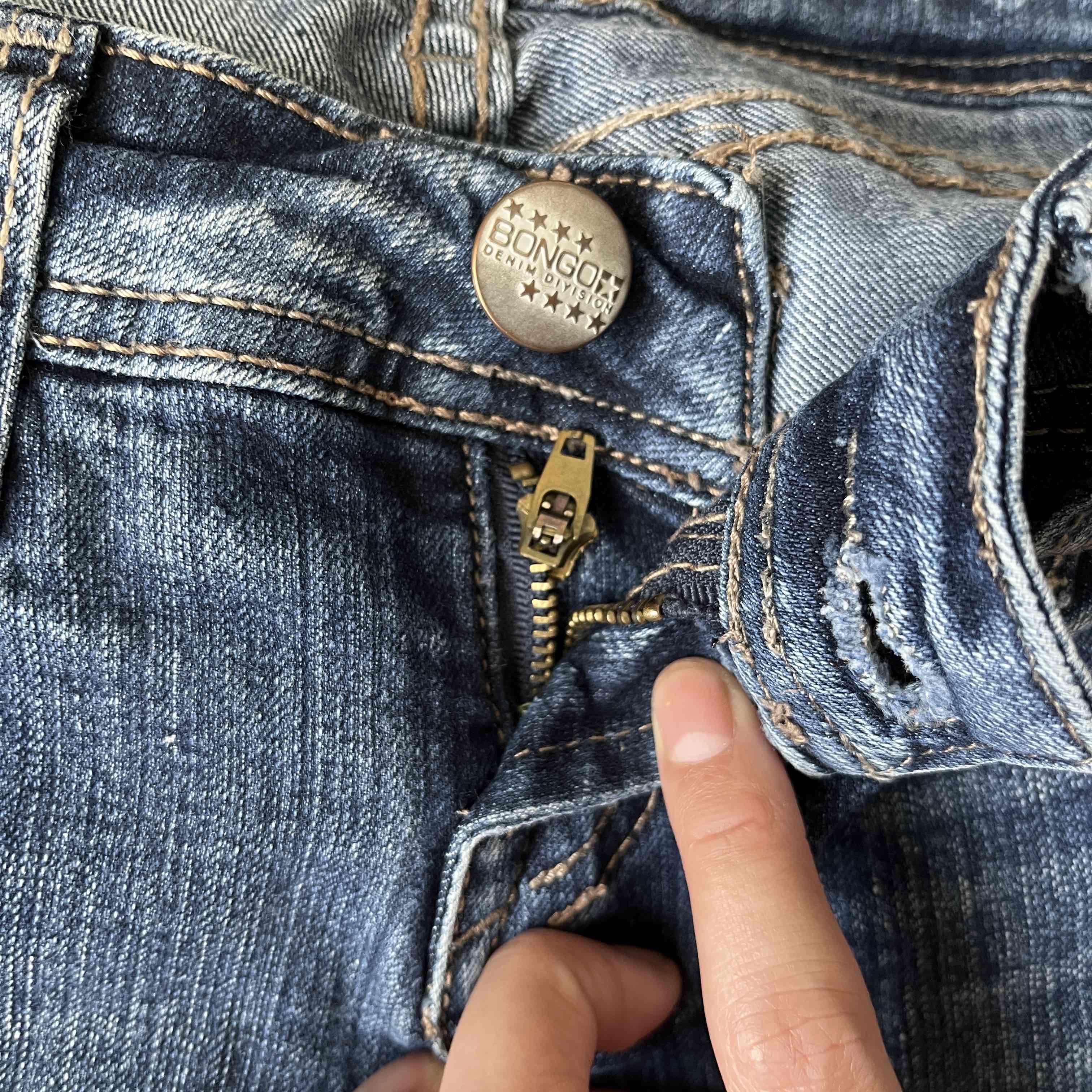 Jeans azul oscuro ajustado - miniatura 4