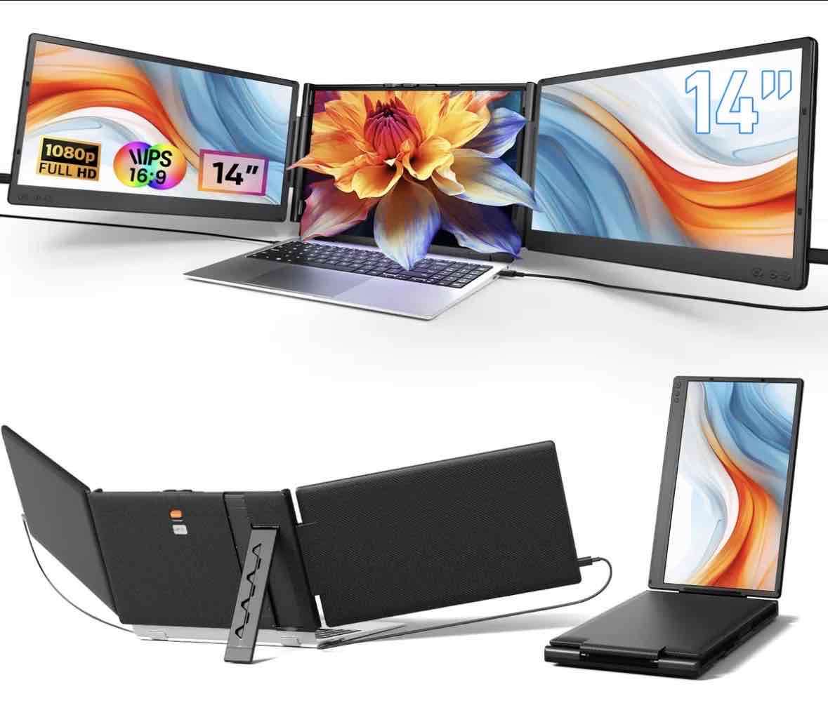 Extensor de pantalla portátil triple - miniatura 2