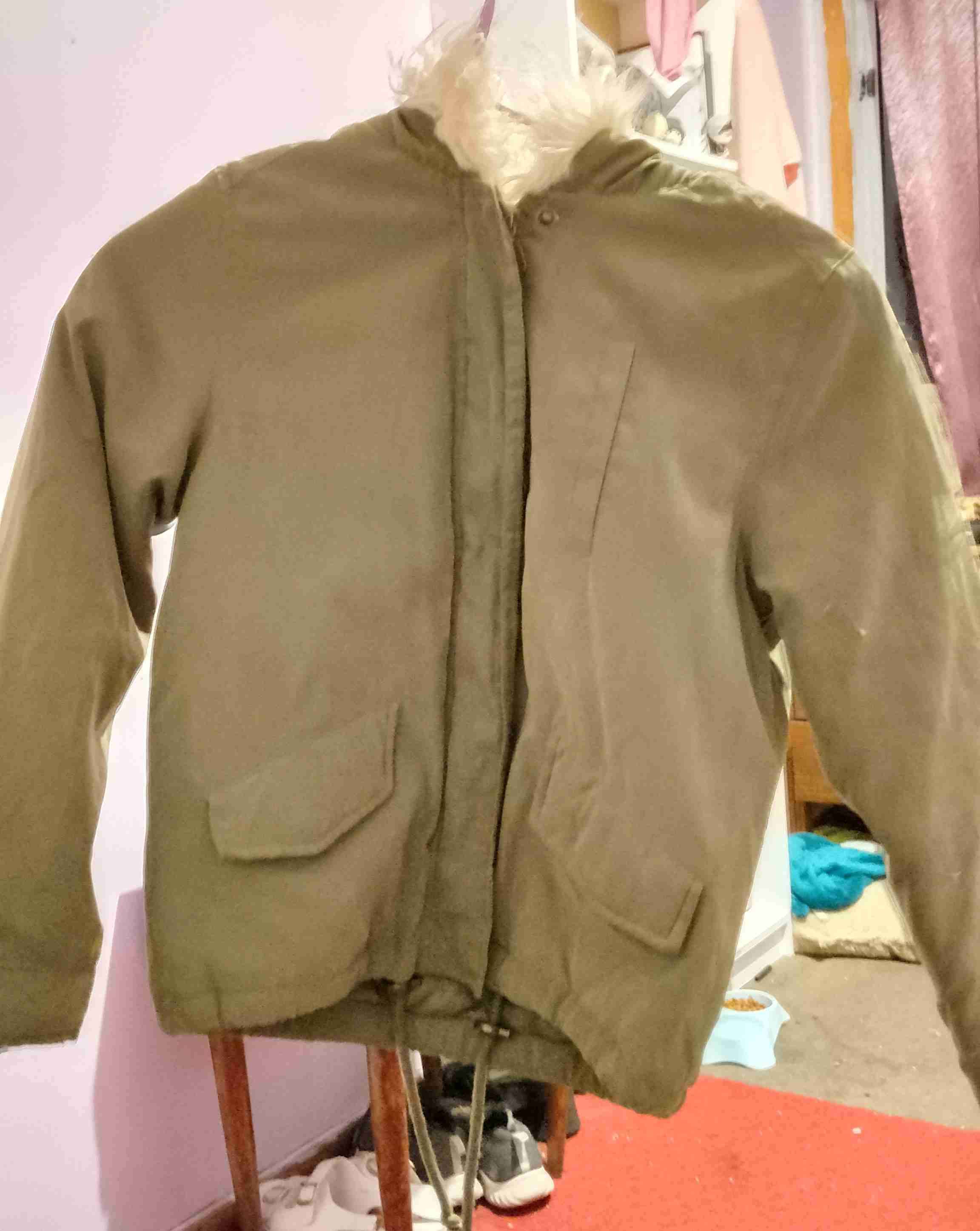 Chaqueta verde con forro - miniatura 1