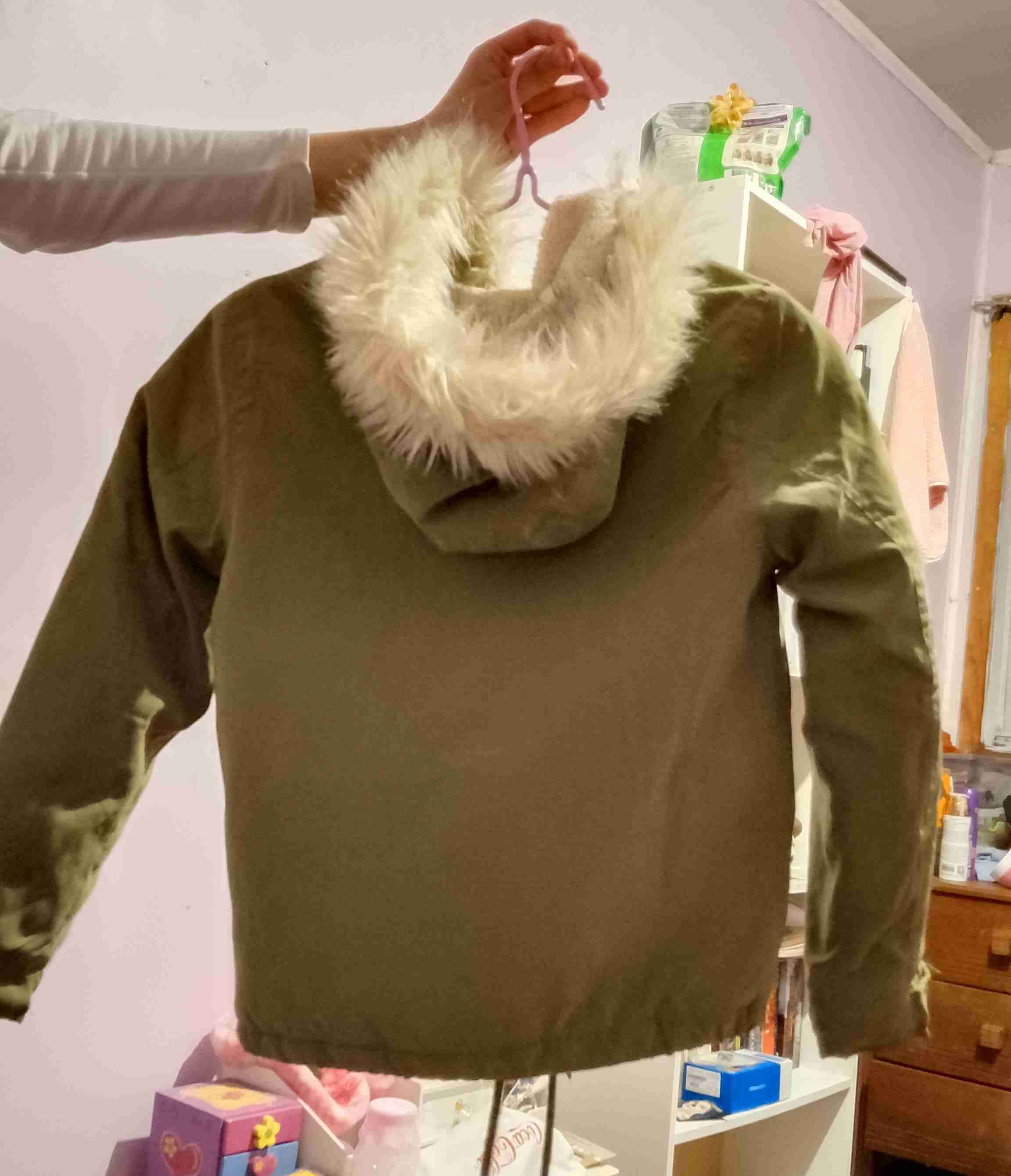 Chaqueta verde con forro - miniatura 2