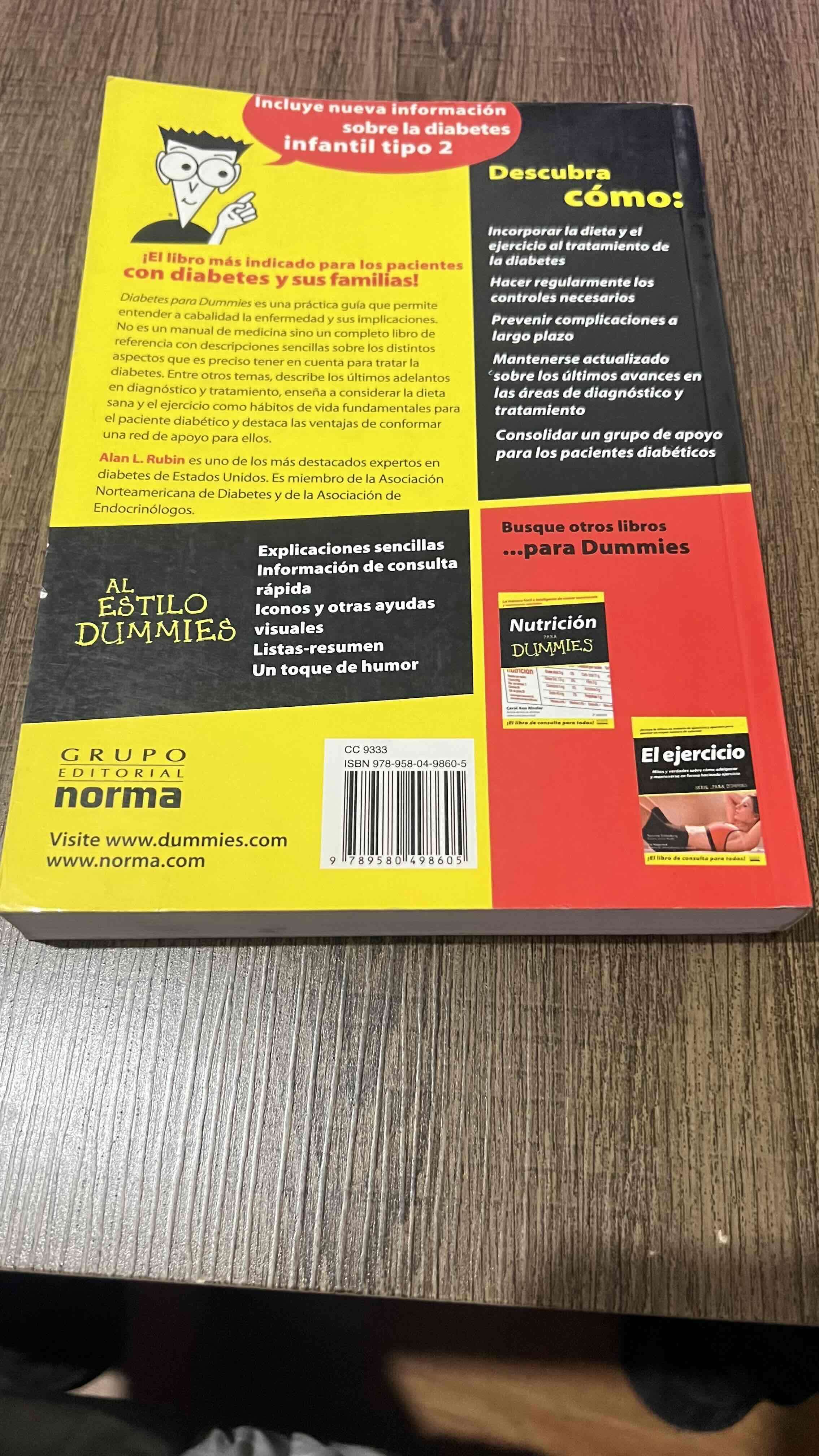 Libro Diabetes para Dummies - miniatura 2