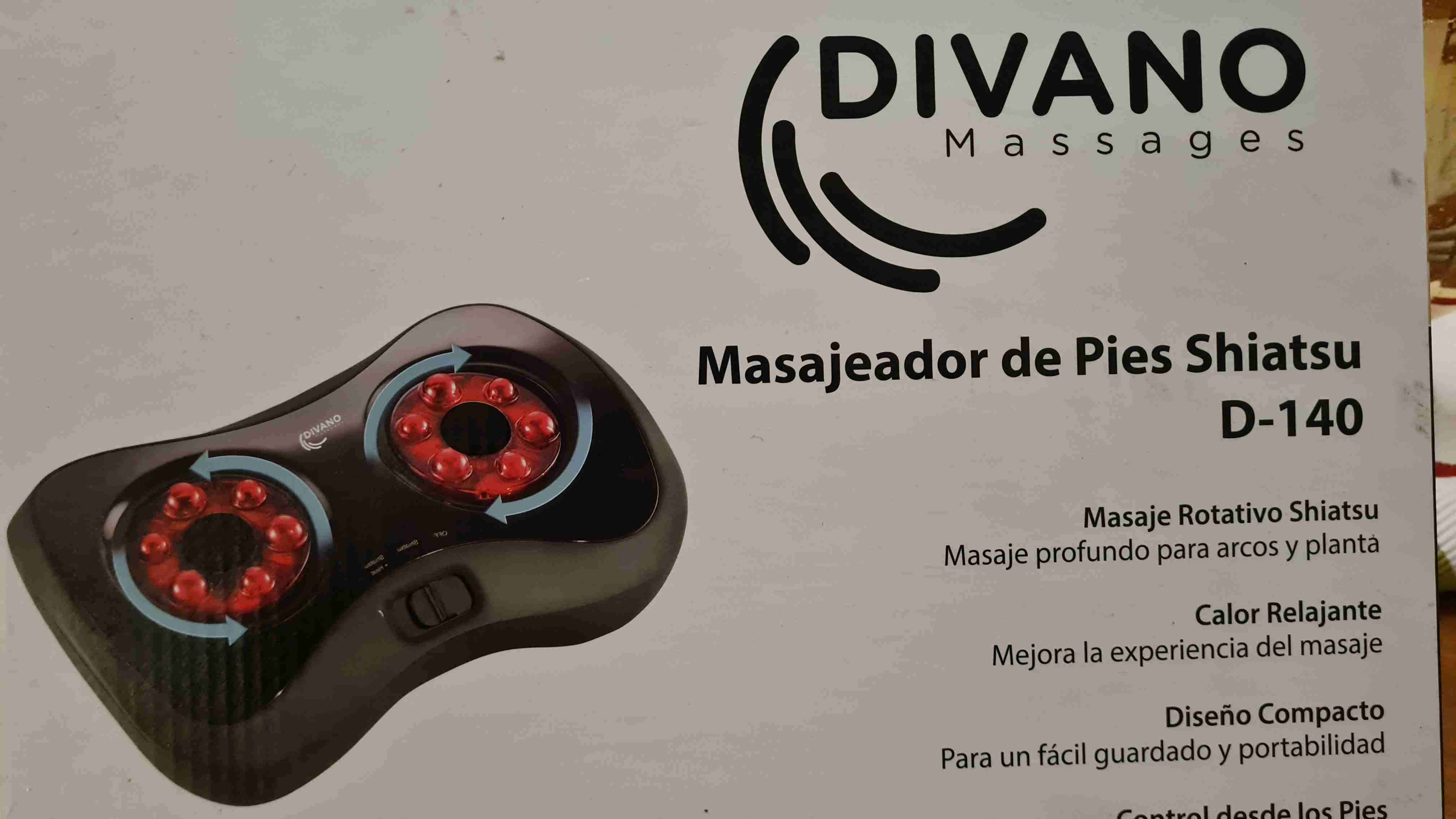 Masajeador de pies Shiatsu D-140 - miniatura 1