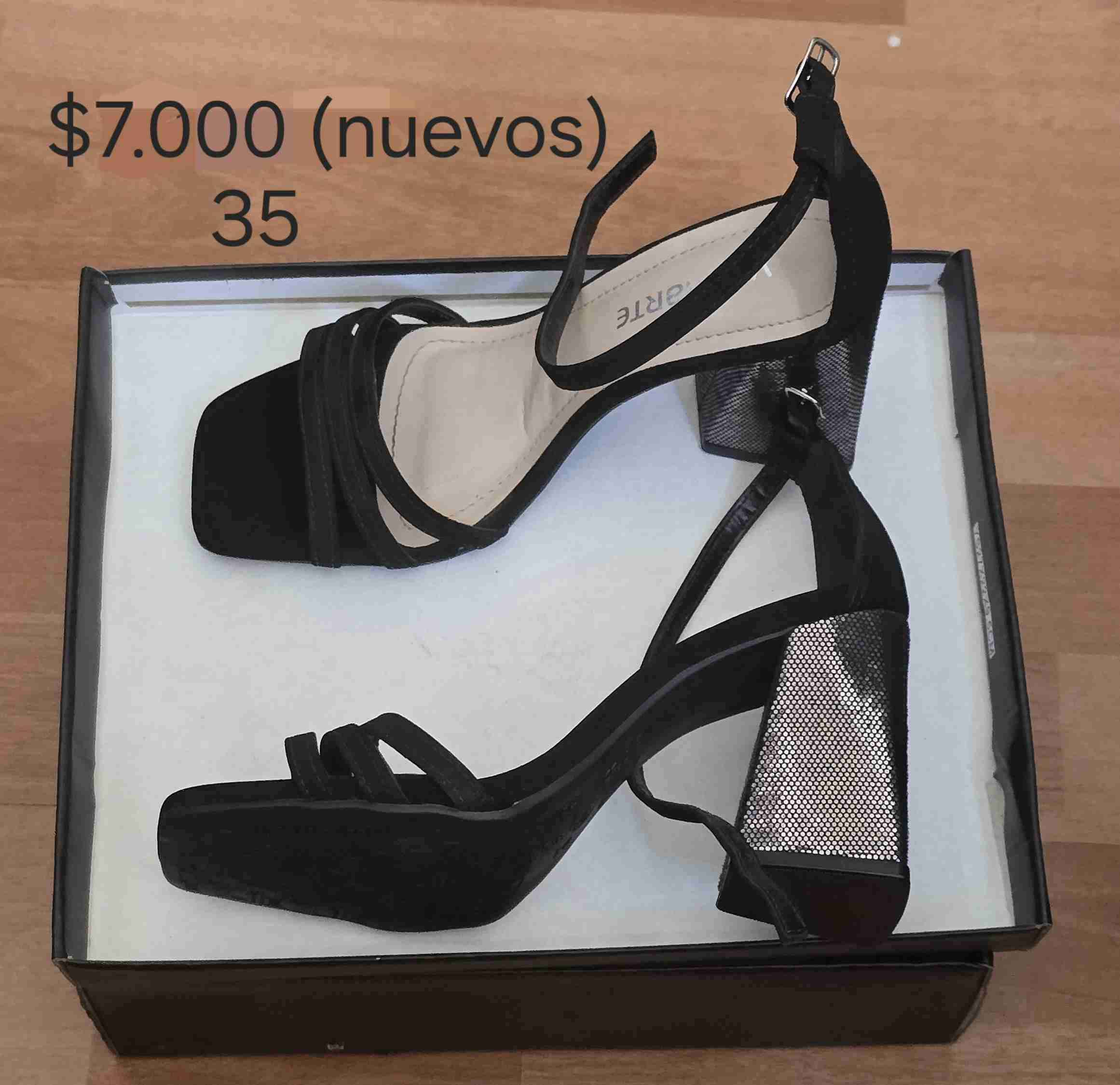 Sandalias beige con plataforma - miniatura 6