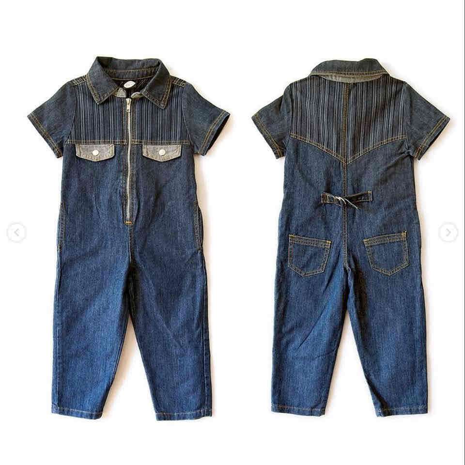 Overall de mezclilla unisex