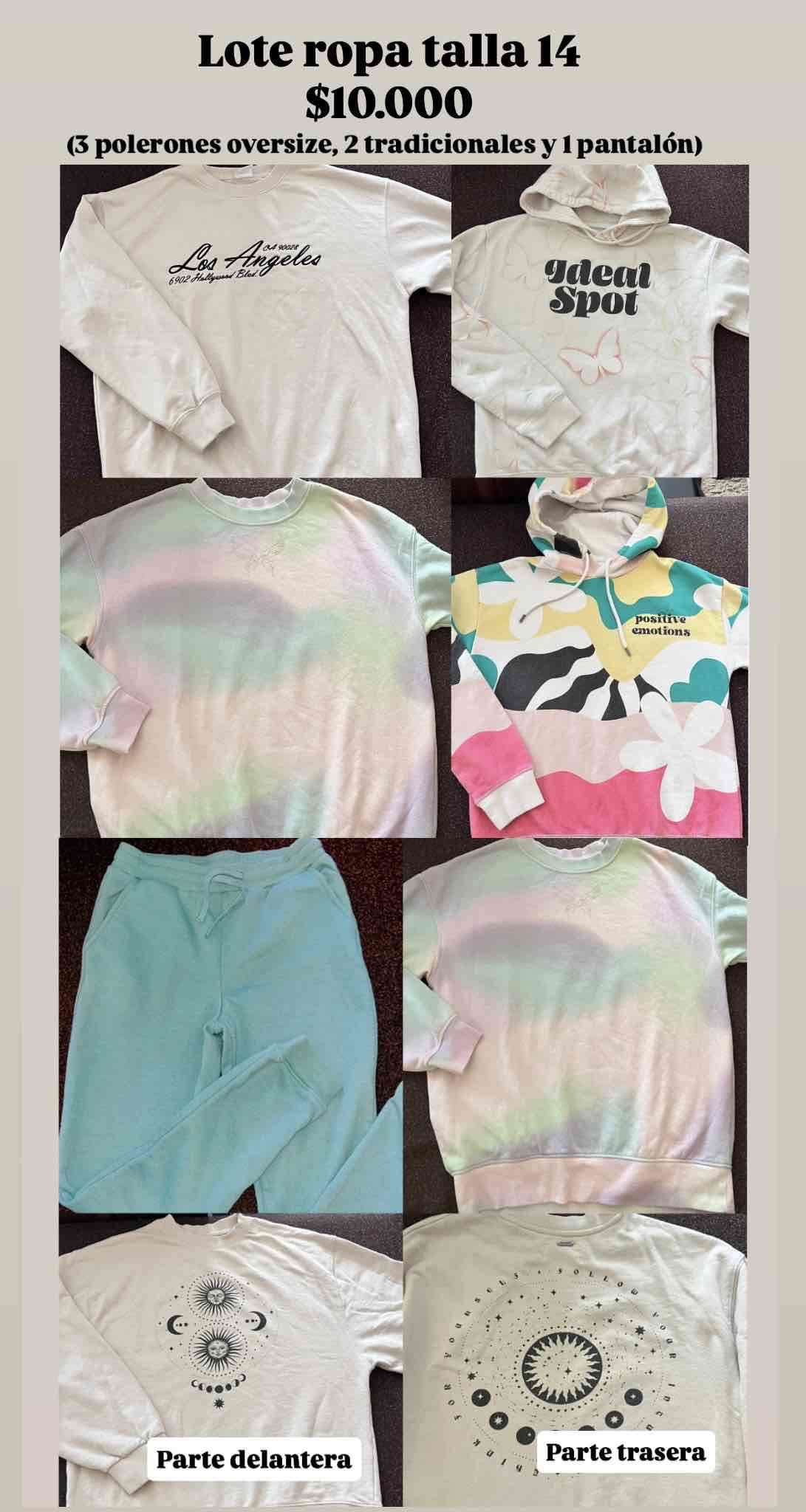 Lote de ropa talla 14