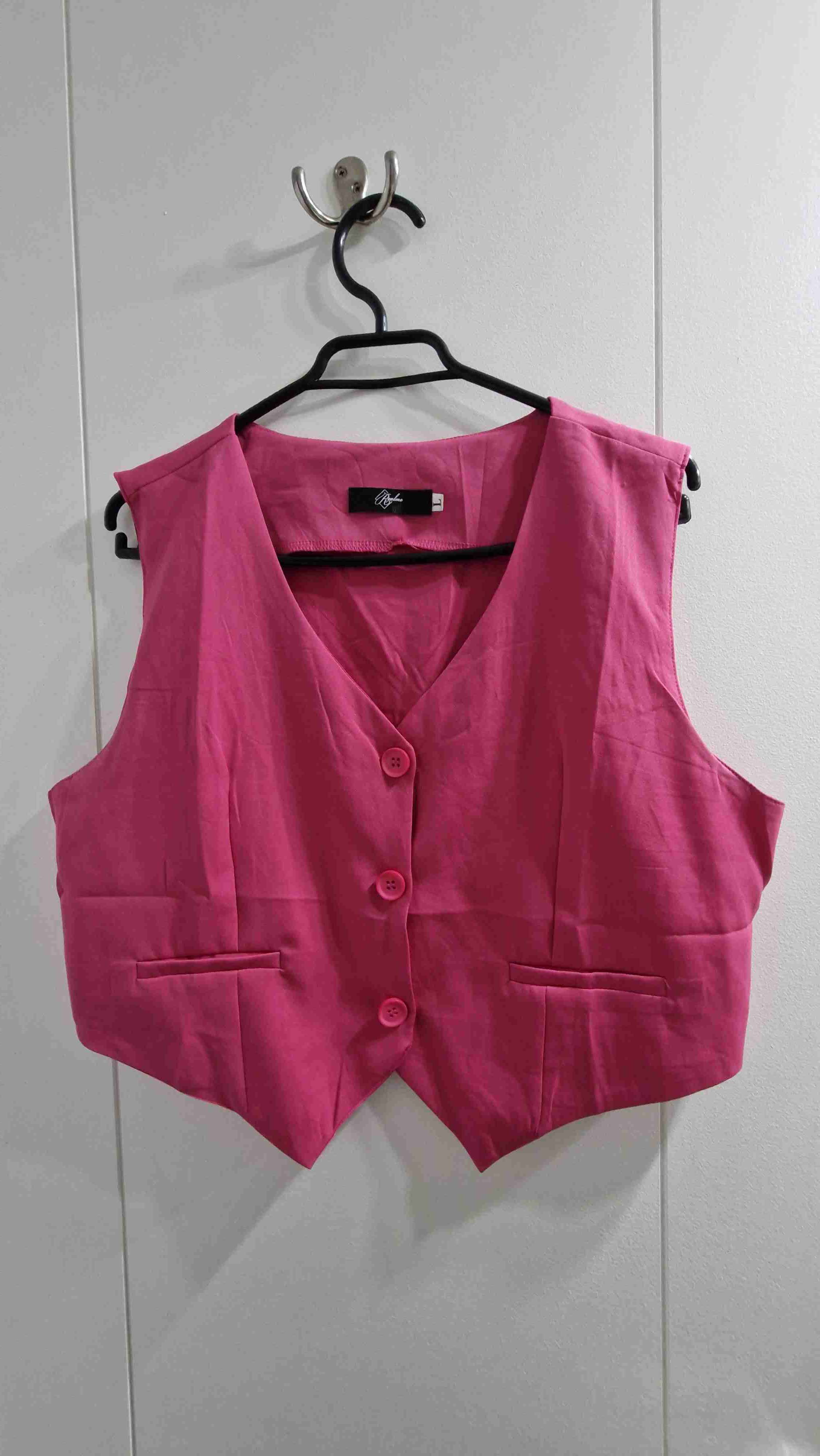 Chaleco sin mangas rosado - miniatura 1