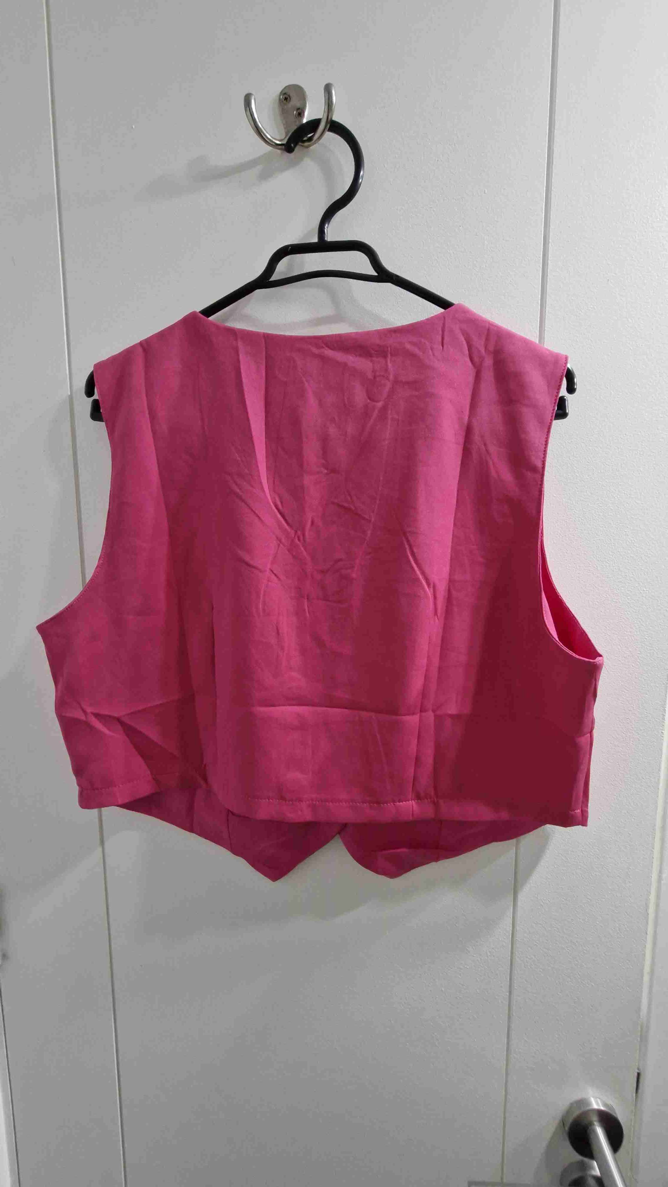 Chaleco sin mangas rosado - miniatura 2