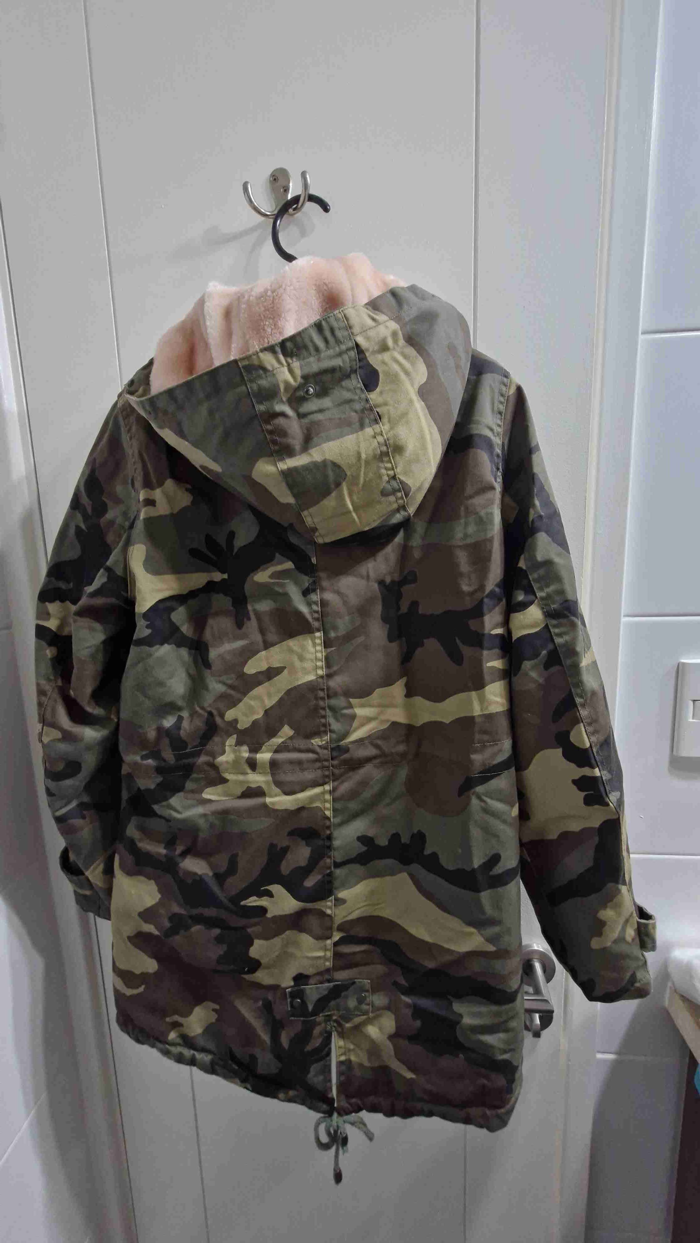 Parka con capucha camuflaje - miniatura 2