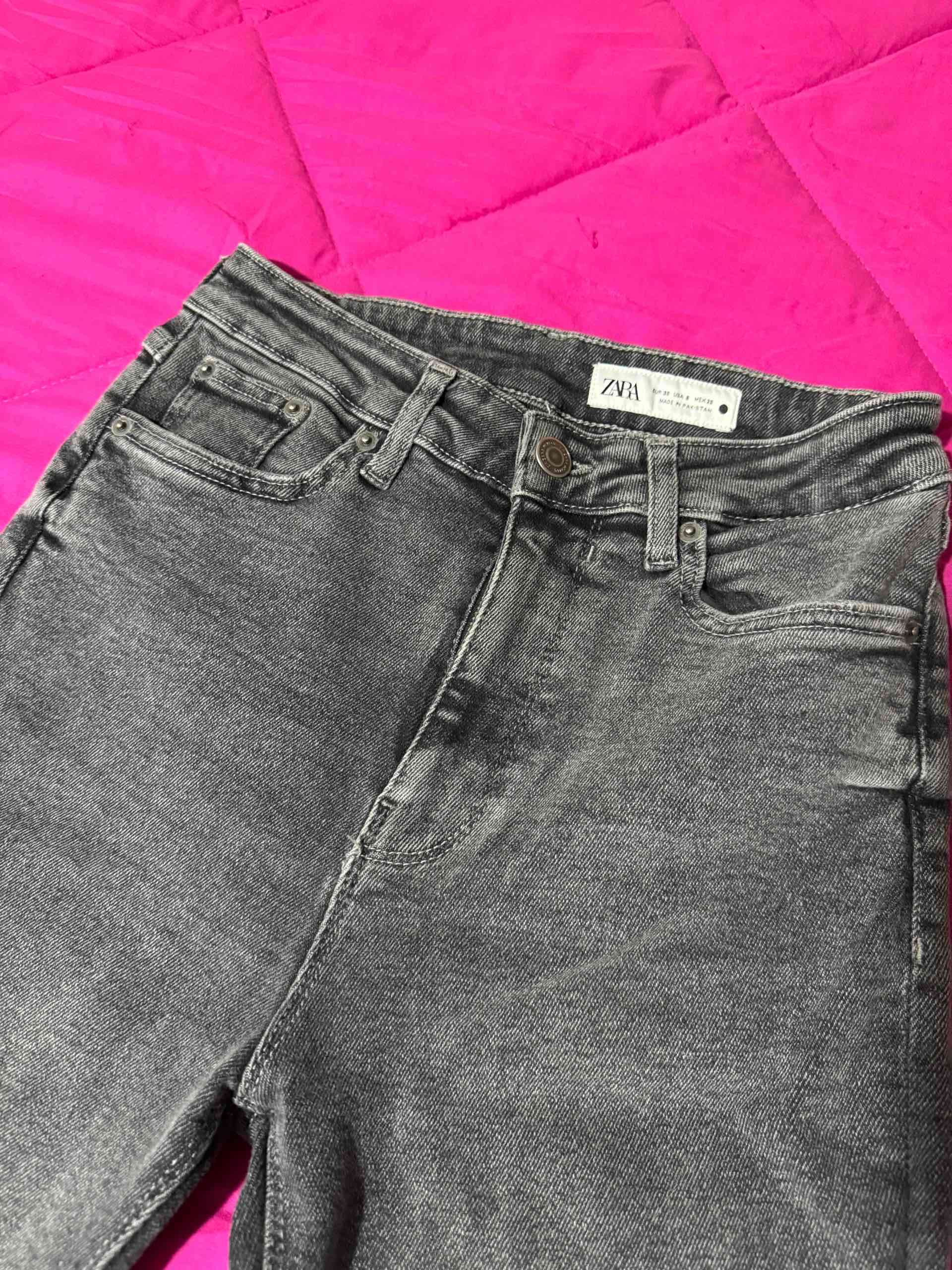 Jeans grises ZARA mujer - miniatura 1