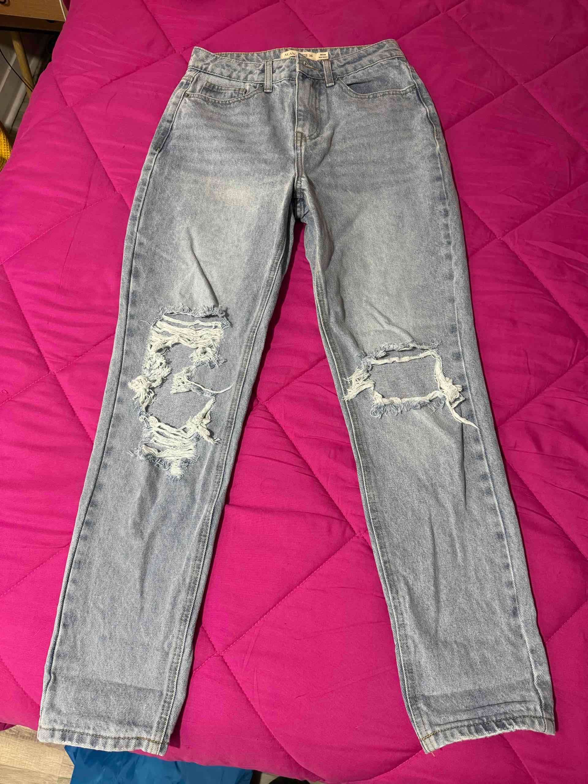 Jeans desgastados claros - miniatura 1