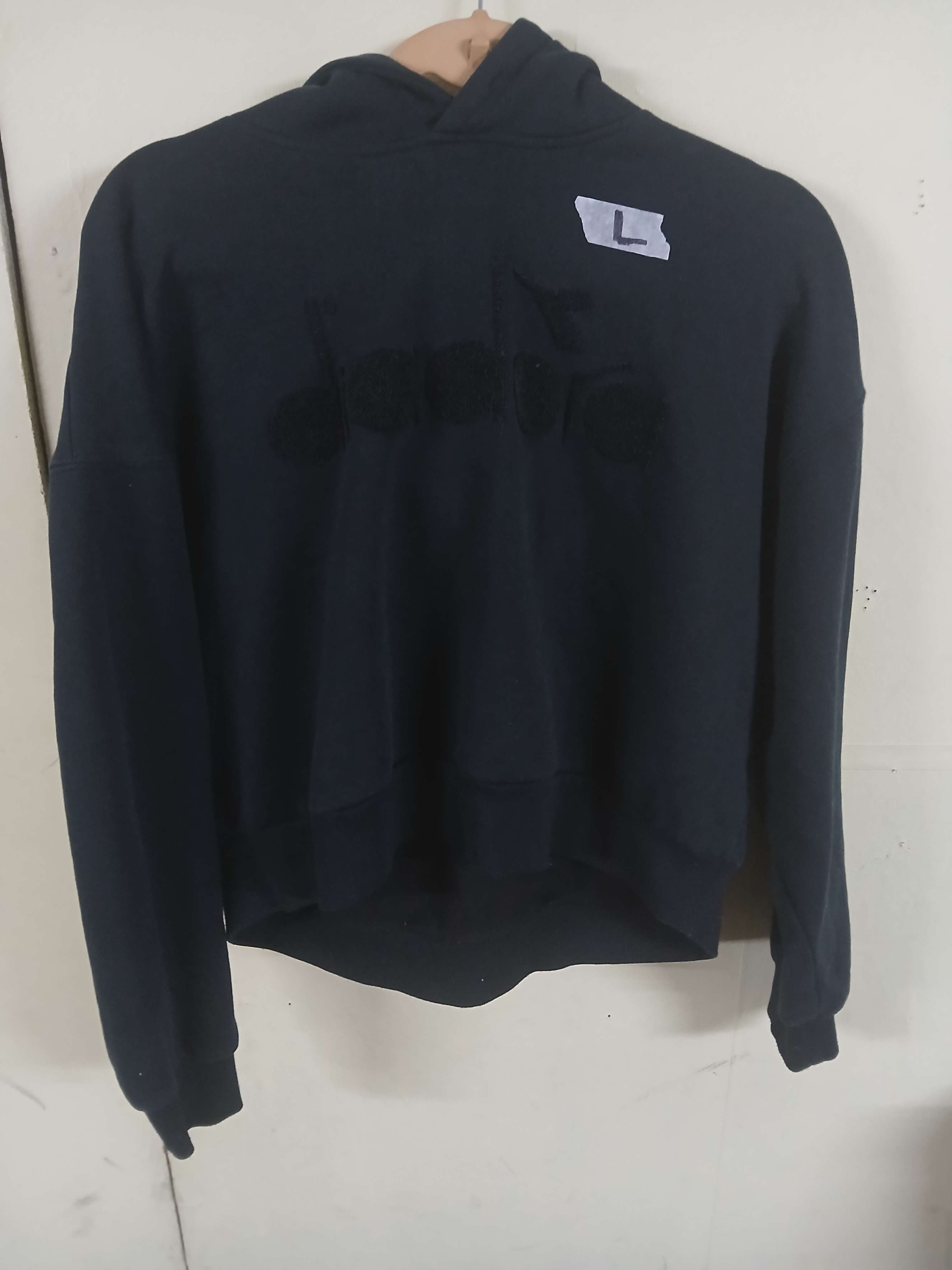 Polerón azul Diadora con capucha - miniatura 3