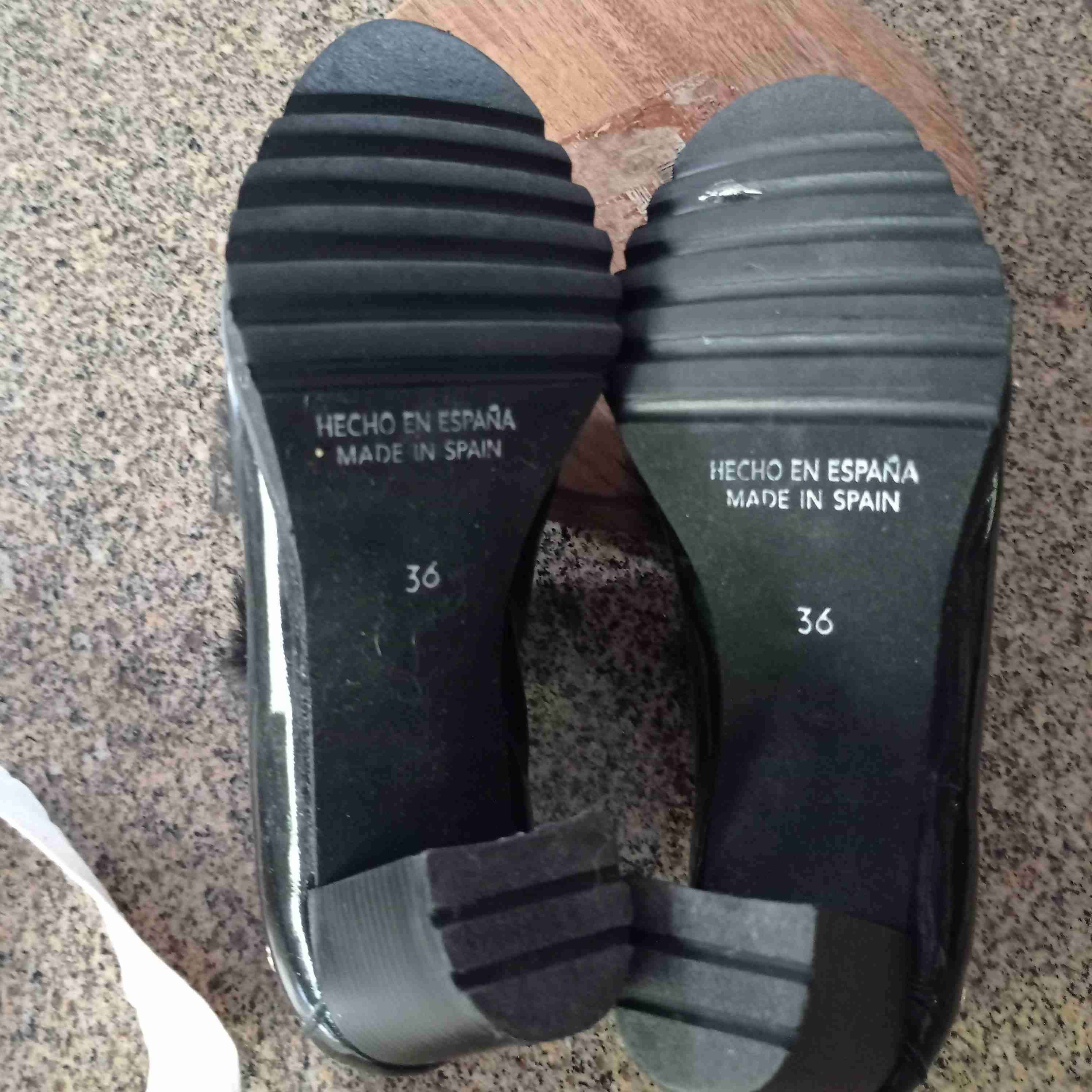 Zapatos negros españoles con peluche n°36 - miniatura 5