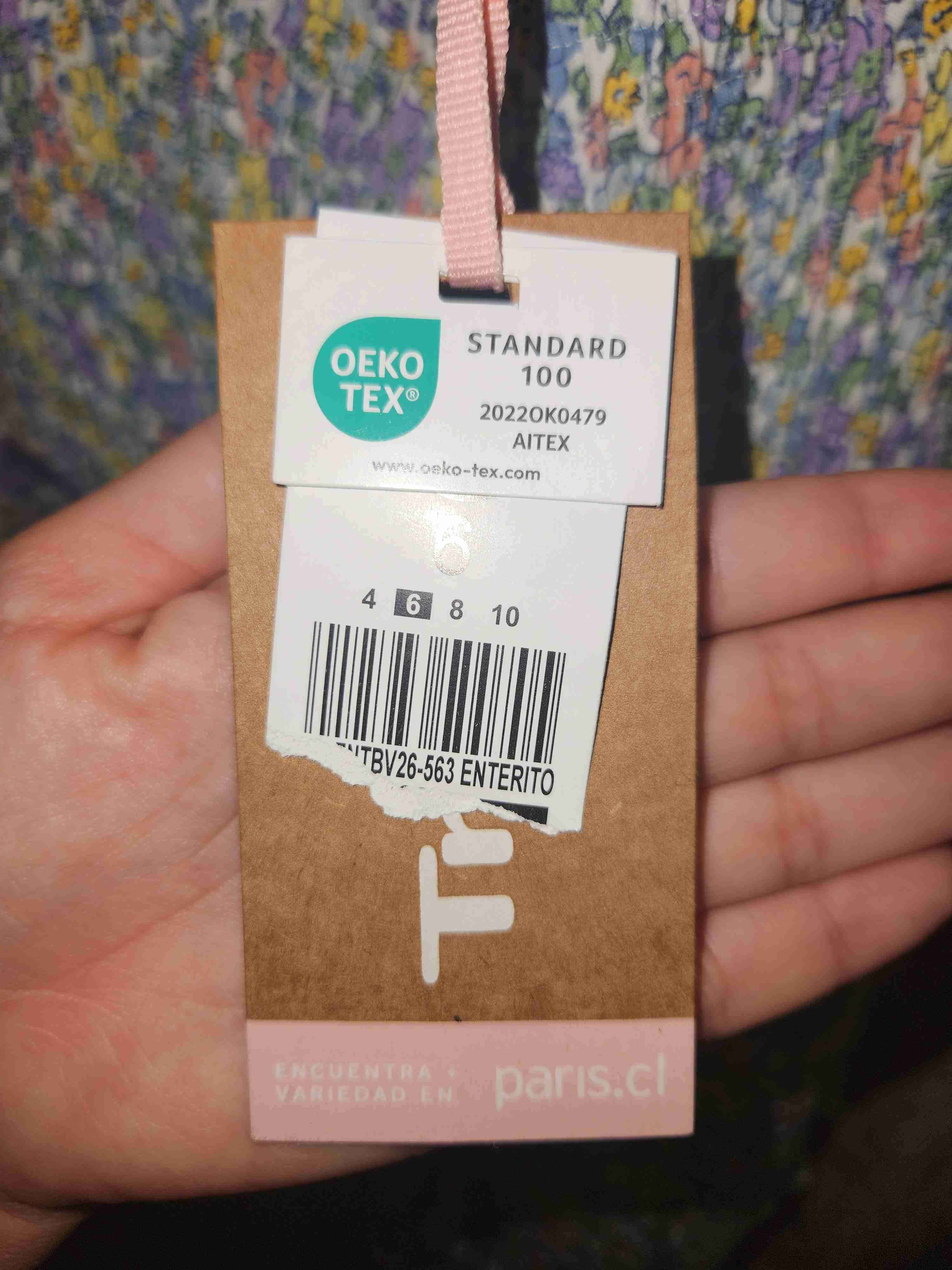 Enterito floreado niña - miniatura 3