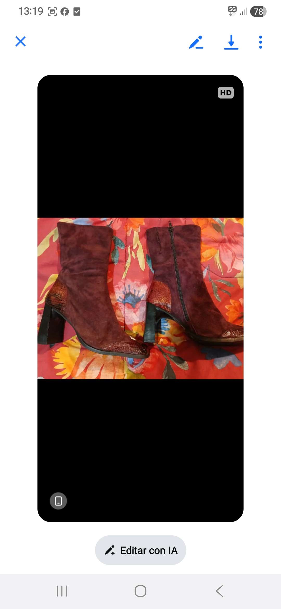 Botas de gamuza color burdeos - miniatura 1