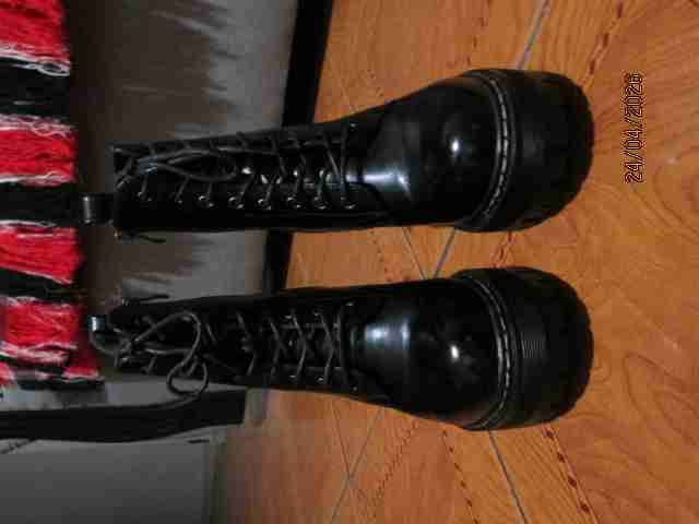 Botas negras de plataforma - miniatura 2