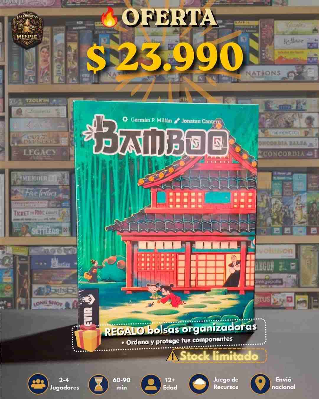 Juego de mesa Bamboo con bolsas - miniatura 1