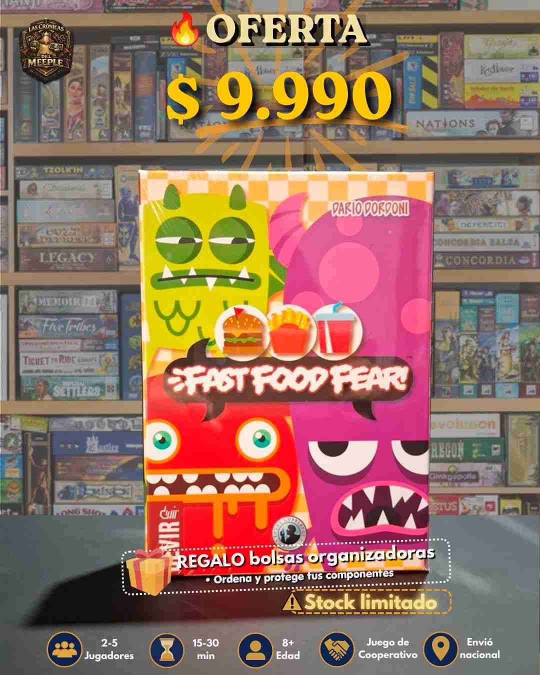 Juego de mesa Fast Food Fear - miniatura 1