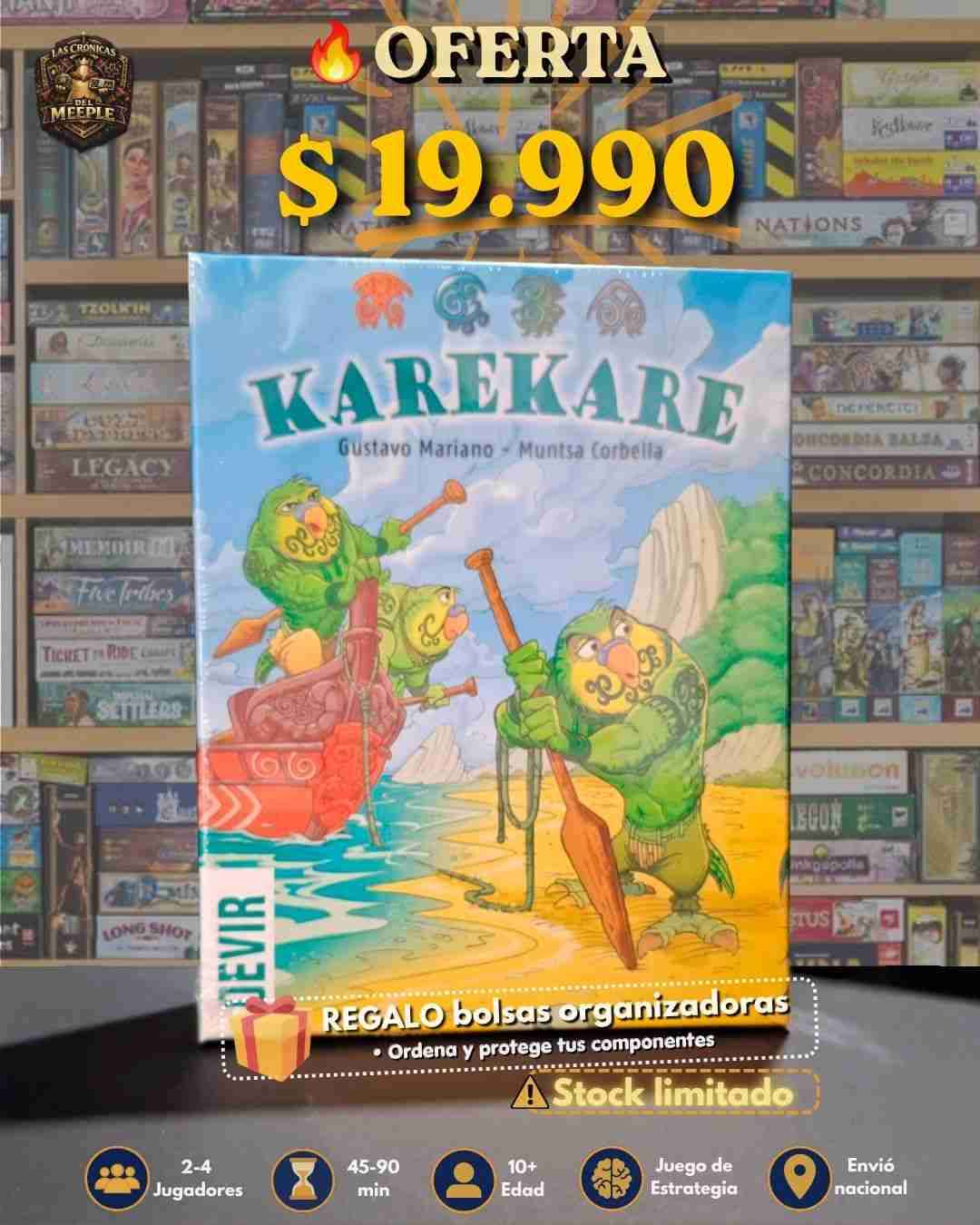 Juego de mesa Karekare - miniatura 1