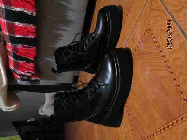 Bototos negros de plataforma - miniatura 1