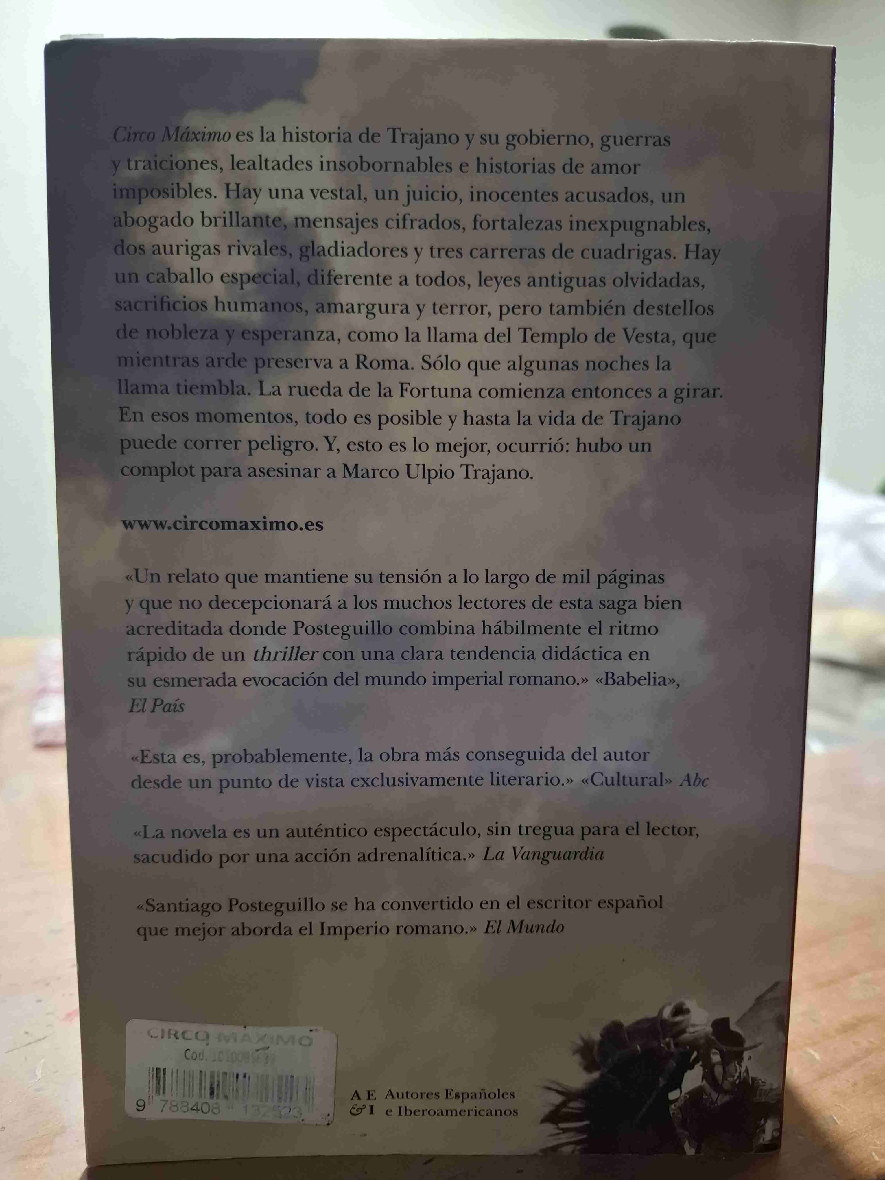 Libro Circo Máximo de Santiago Posteguillo - miniatura 3