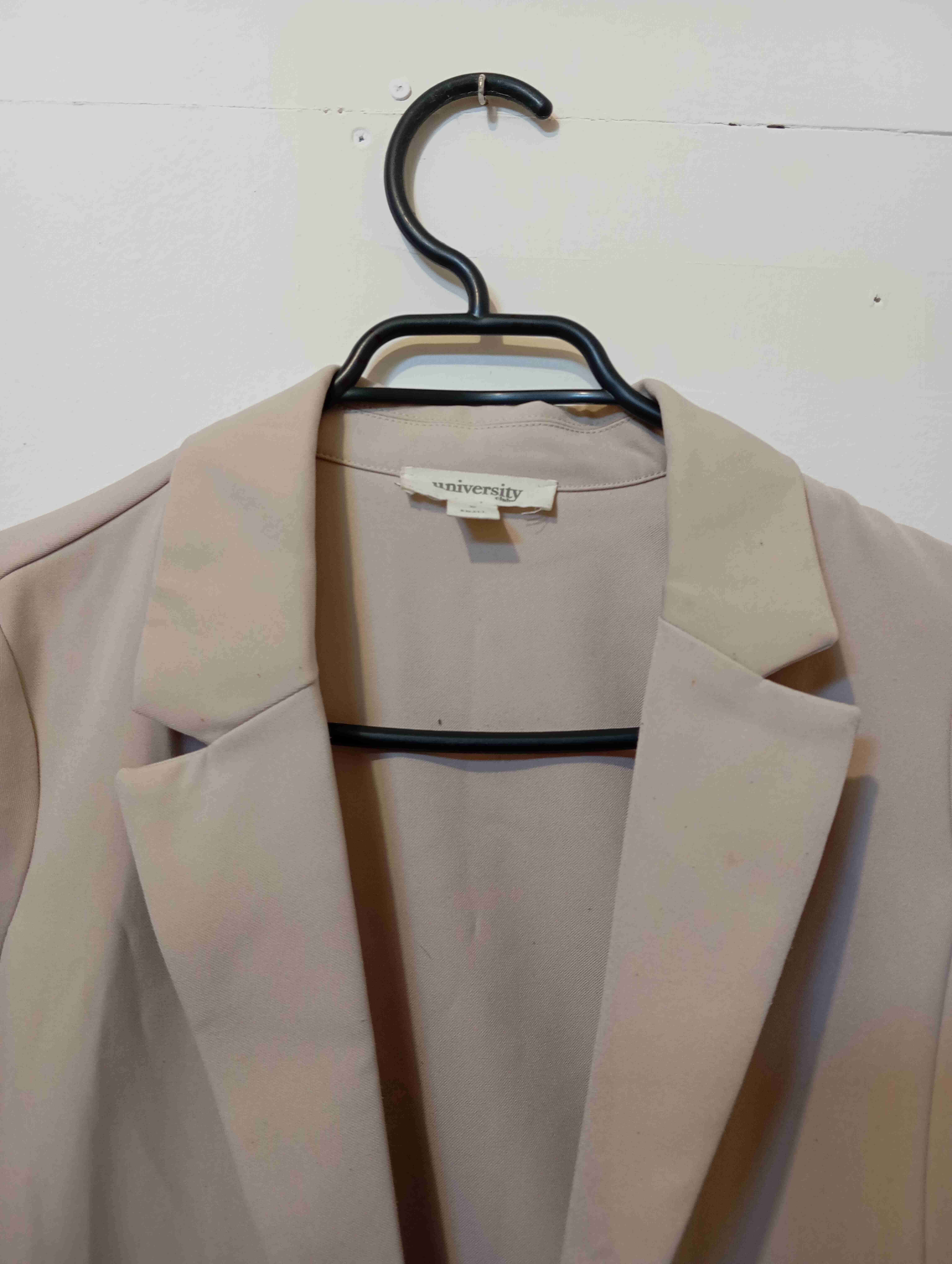 Blazer beige de mujer - miniatura 4