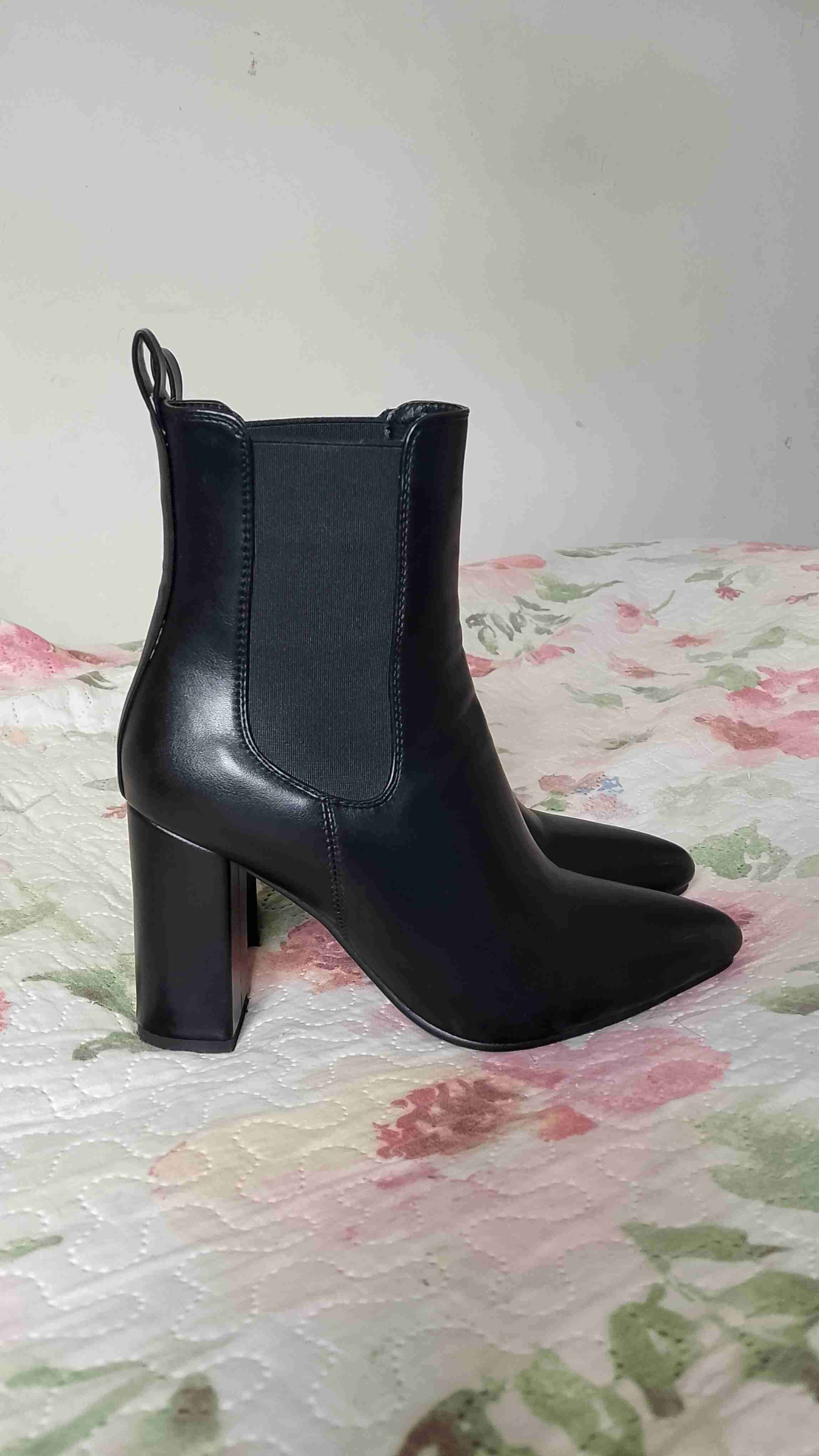 Botines negros de tacón alto - miniatura 1