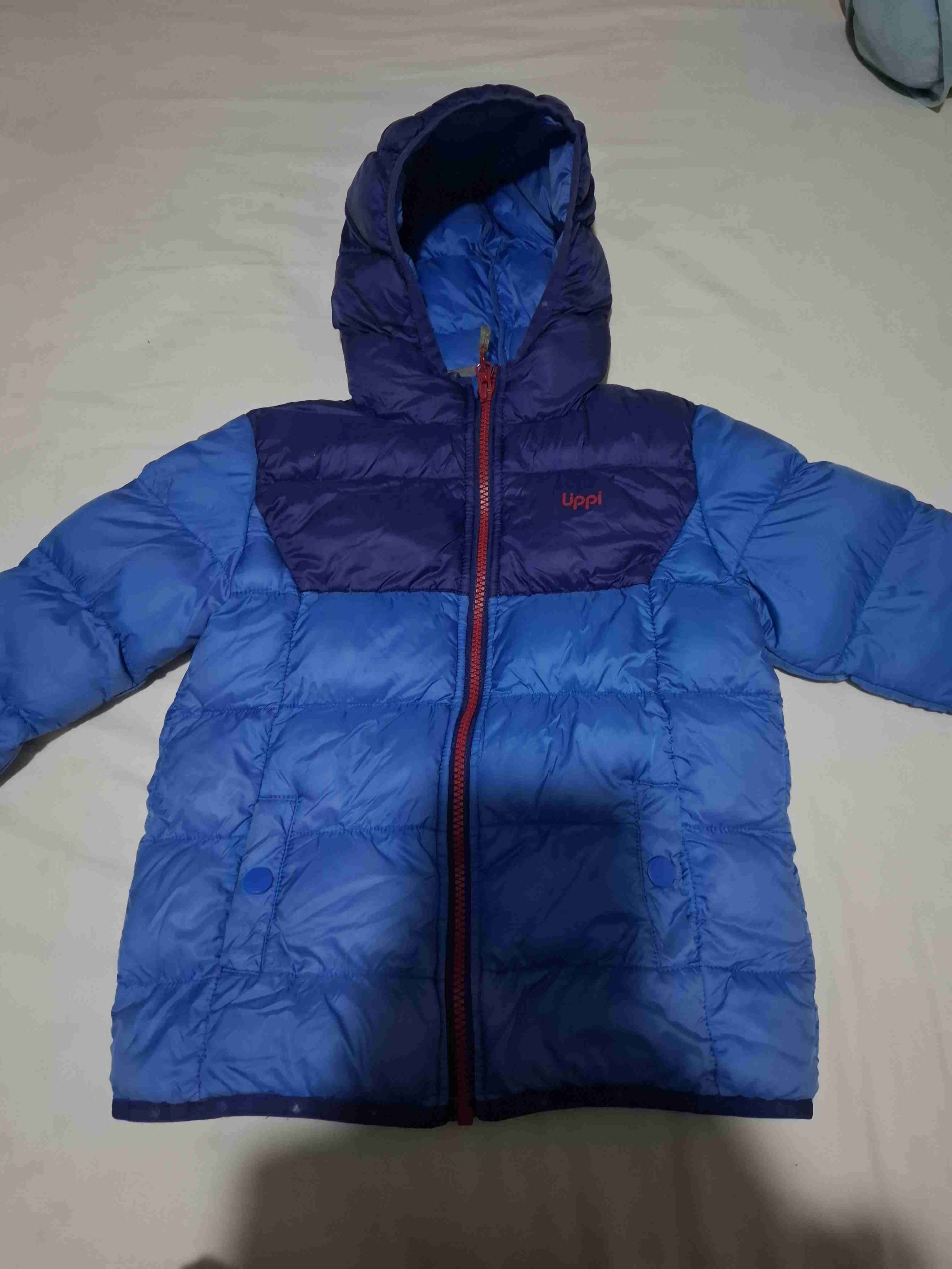 Chaqueta azul con capucha para niño marca lippi - miniatura 1