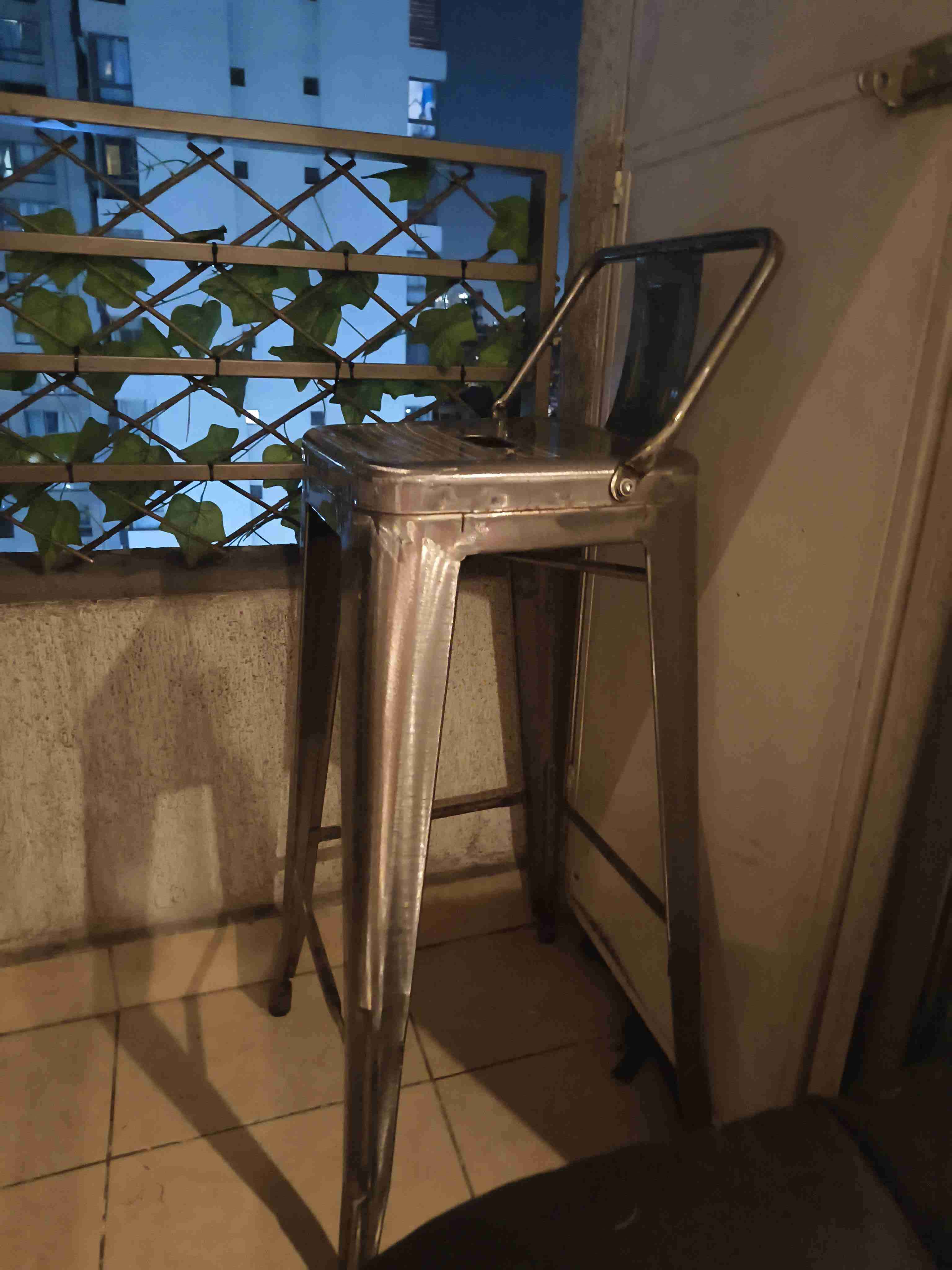 Banqueta alta metálica - miniatura 2