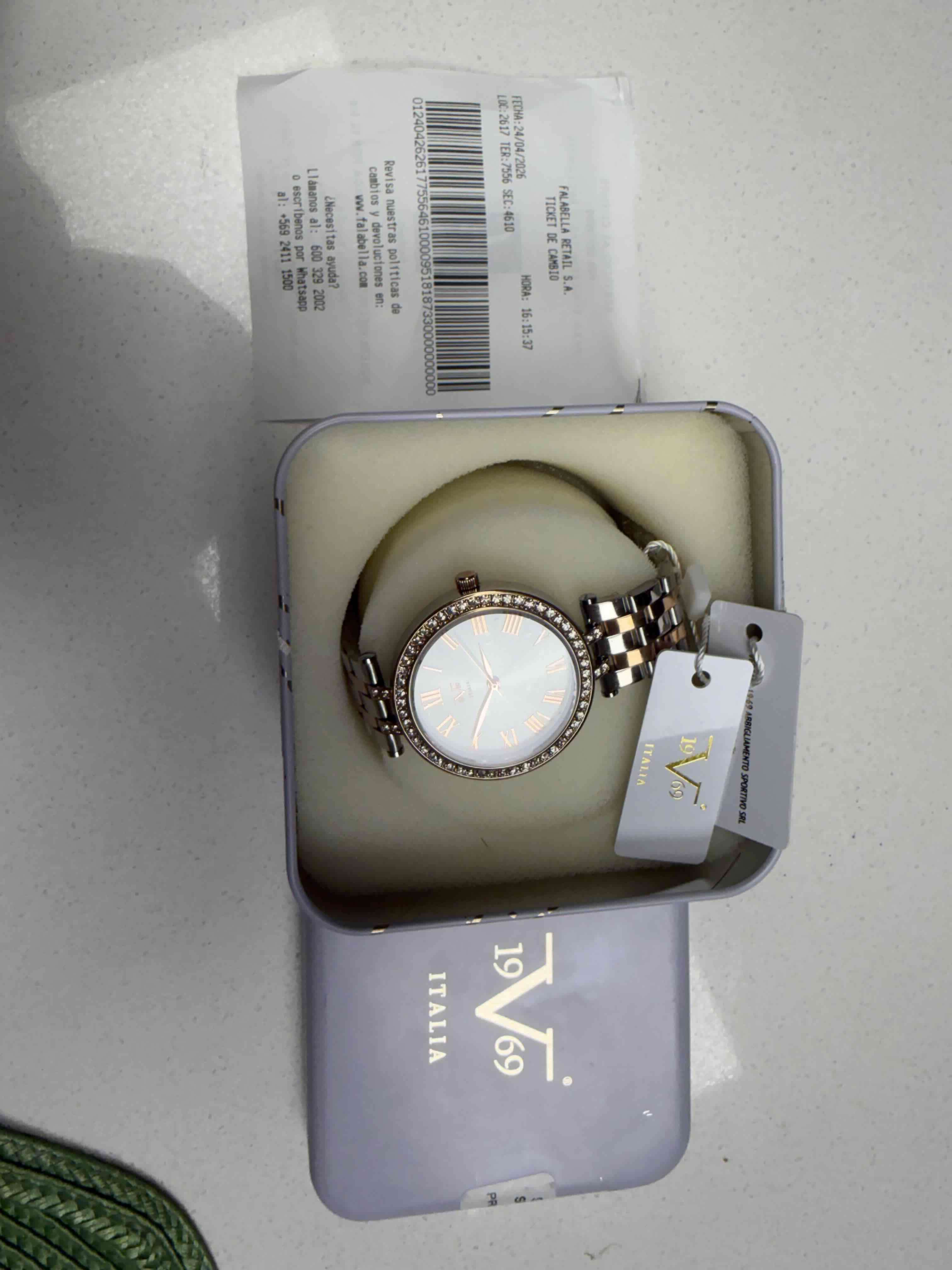 Reloj pulsera elegante con cristales by Versace - miniatura 3