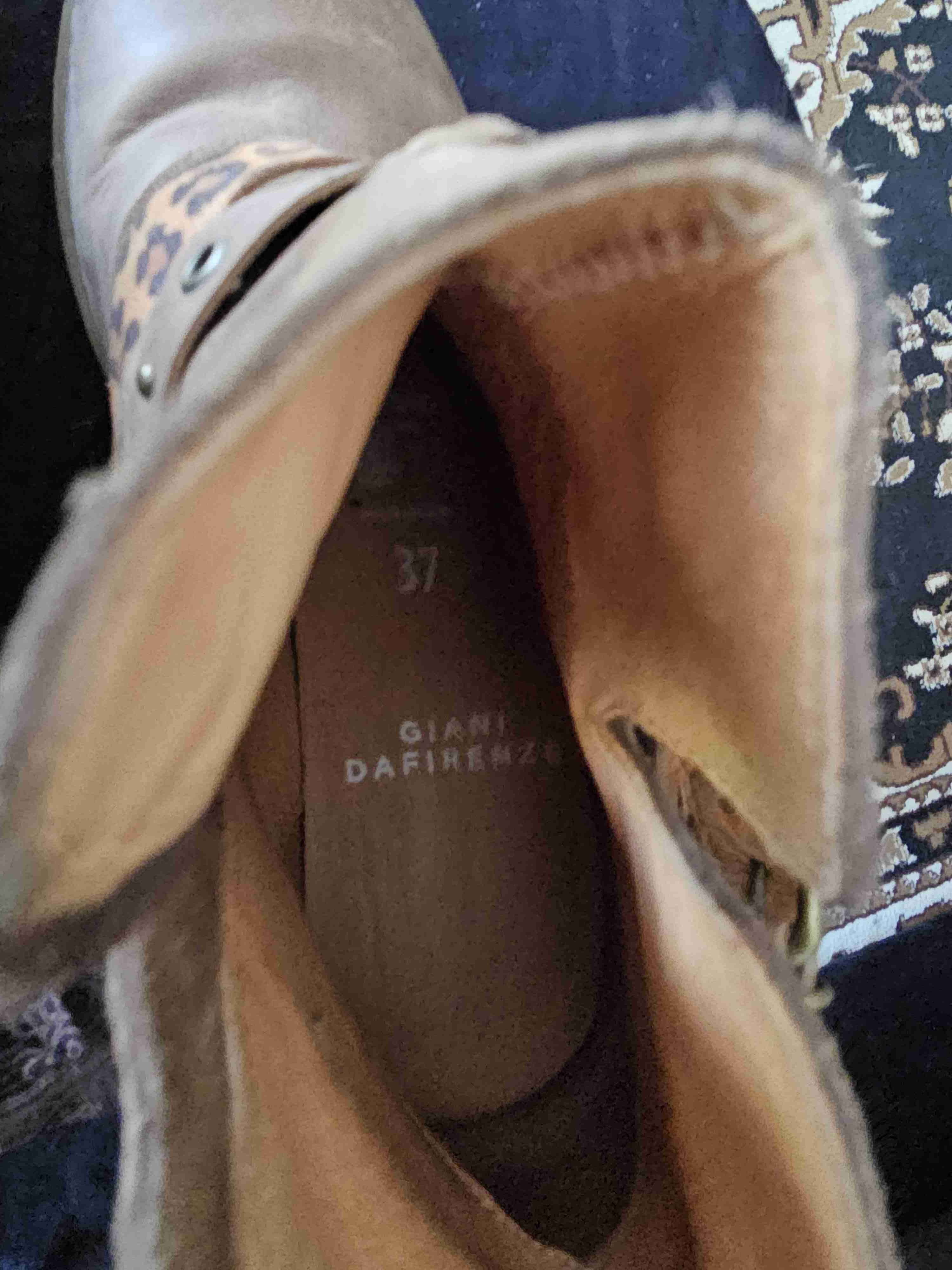 Botines marrones con diseño animal print - miniatura 3